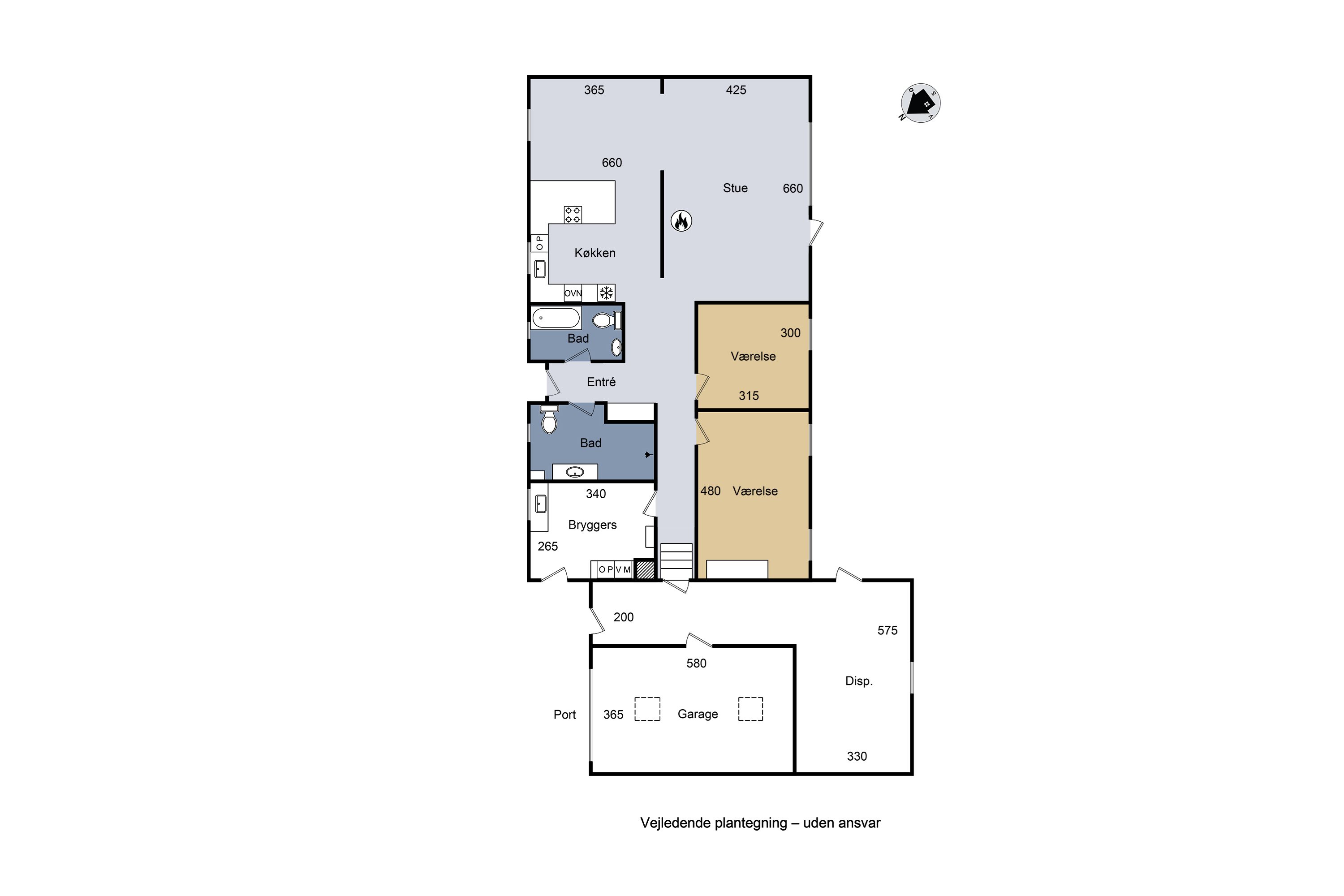 Plantegninger billede af Susåvej 29, Vetterslev, 4100 Ringsted