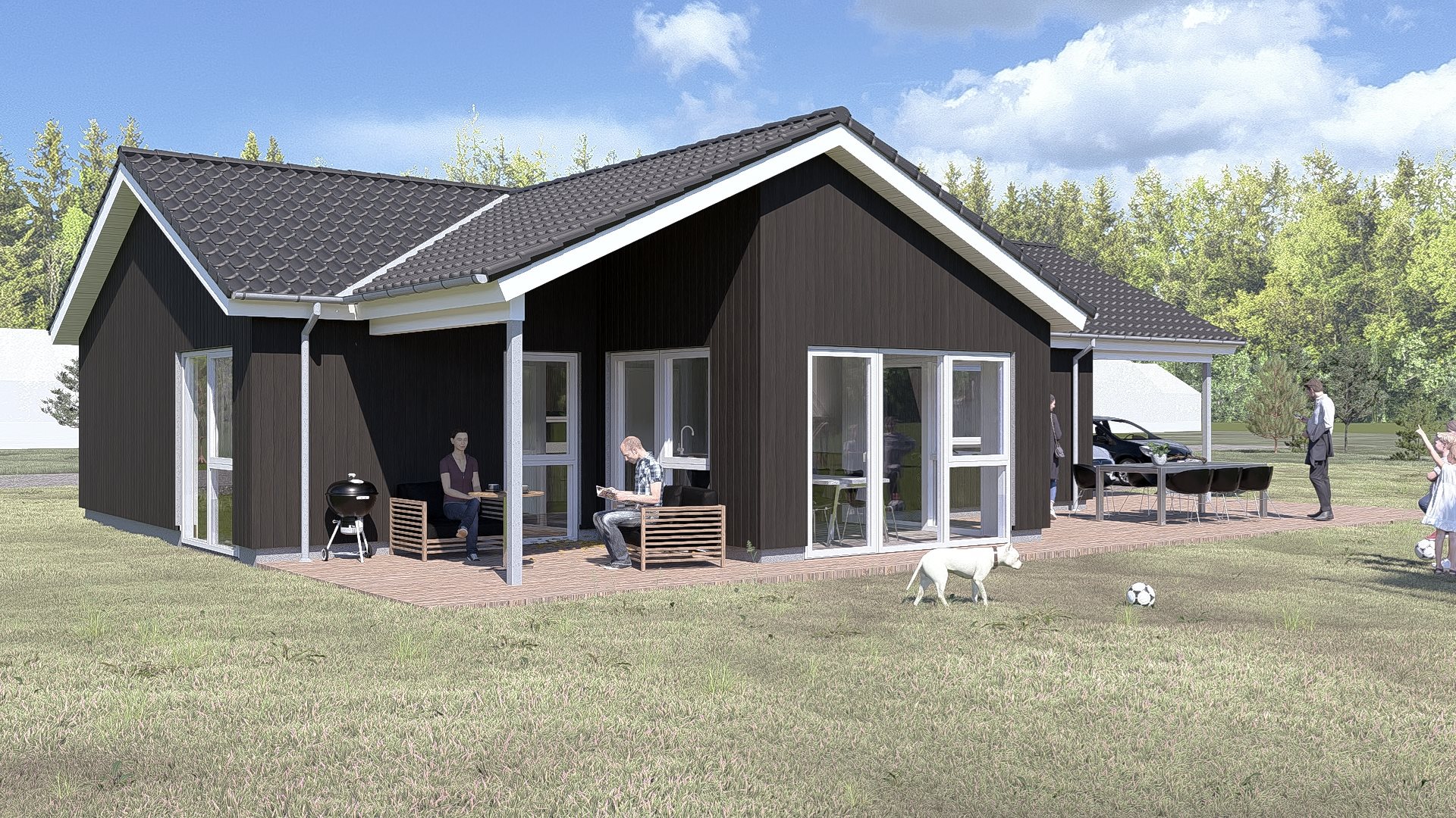 Fremhævet  billede i fuldskærmstilstand. Billede af Pilesangervej 10, Lodbj Hede, 6950 Ringkøbing