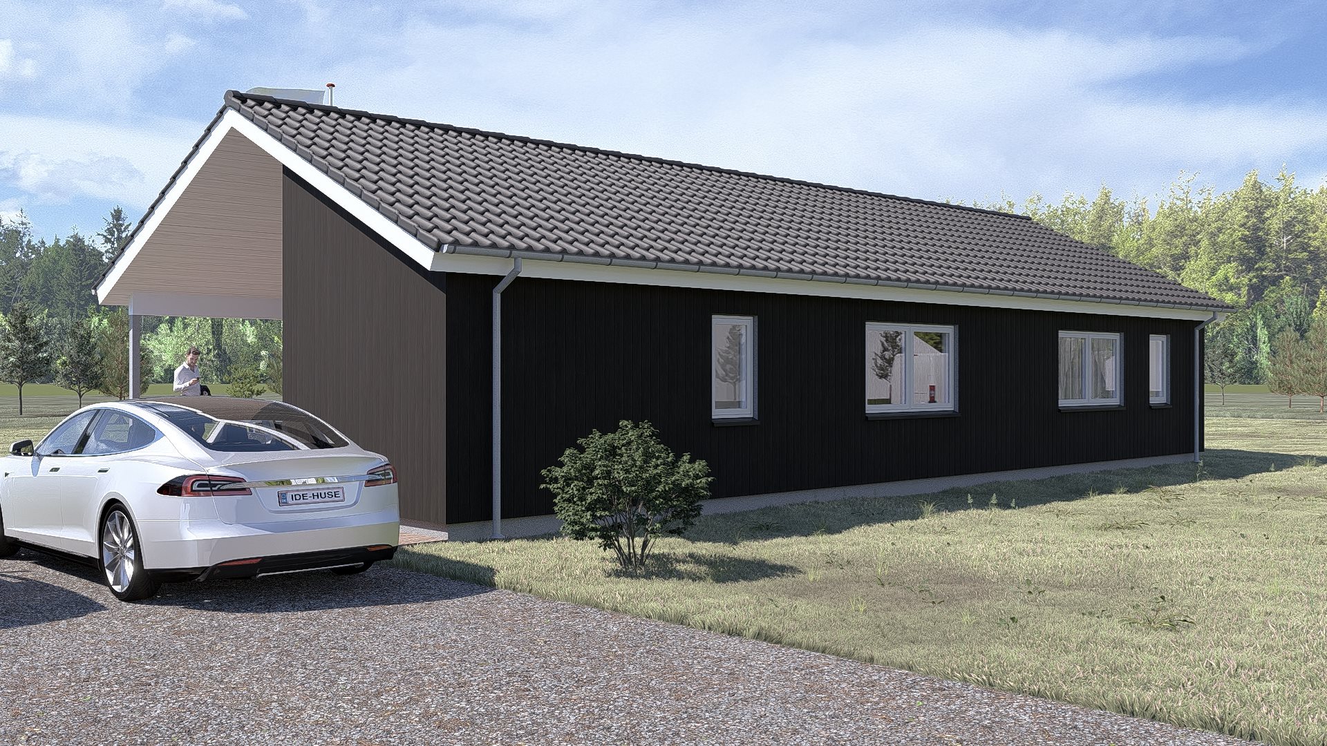 Fremhævet  billede i fuldskærmstilstand. Billede af Pilesangervej 10, Lodbj Hede, 6950 Ringkøbing