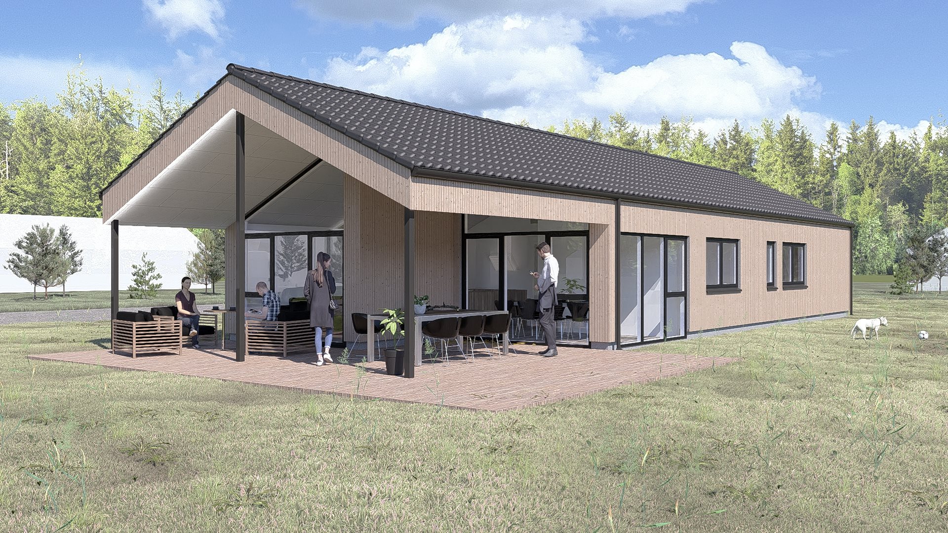 Fremhævet  billede i fuldskærmstilstand. Billede af Pilesangervej 8, Lodbj Hede, 6950 Ringkøbing