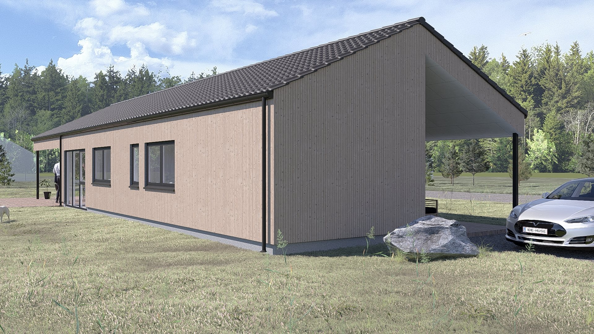 Fremhævet  billede i fuldskærmstilstand. Billede af Pilesangervej 8, Lodbj Hede, 6950 Ringkøbing