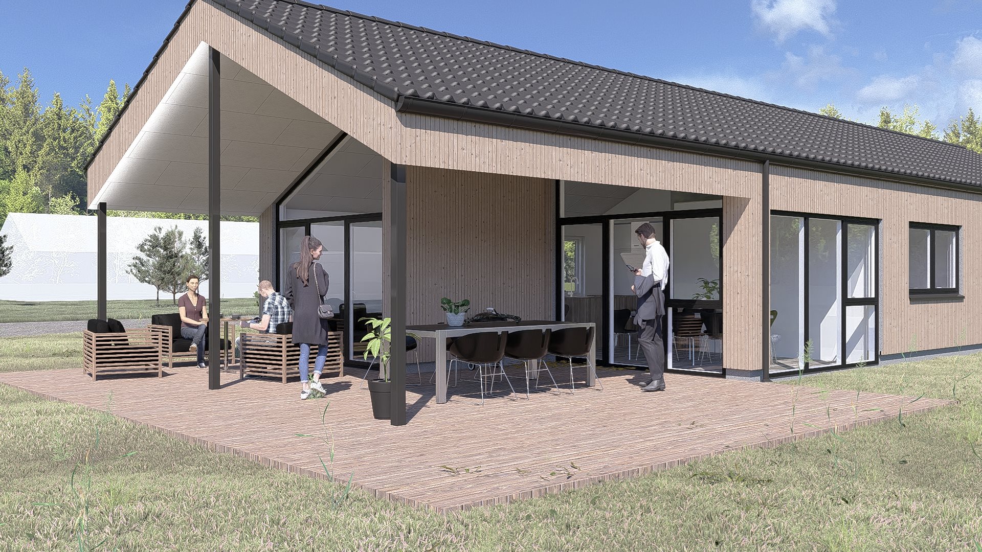 Fremhævet  billede i fuldskærmstilstand. Billede af Pilesangervej 8, Lodbj Hede, 6950 Ringkøbing