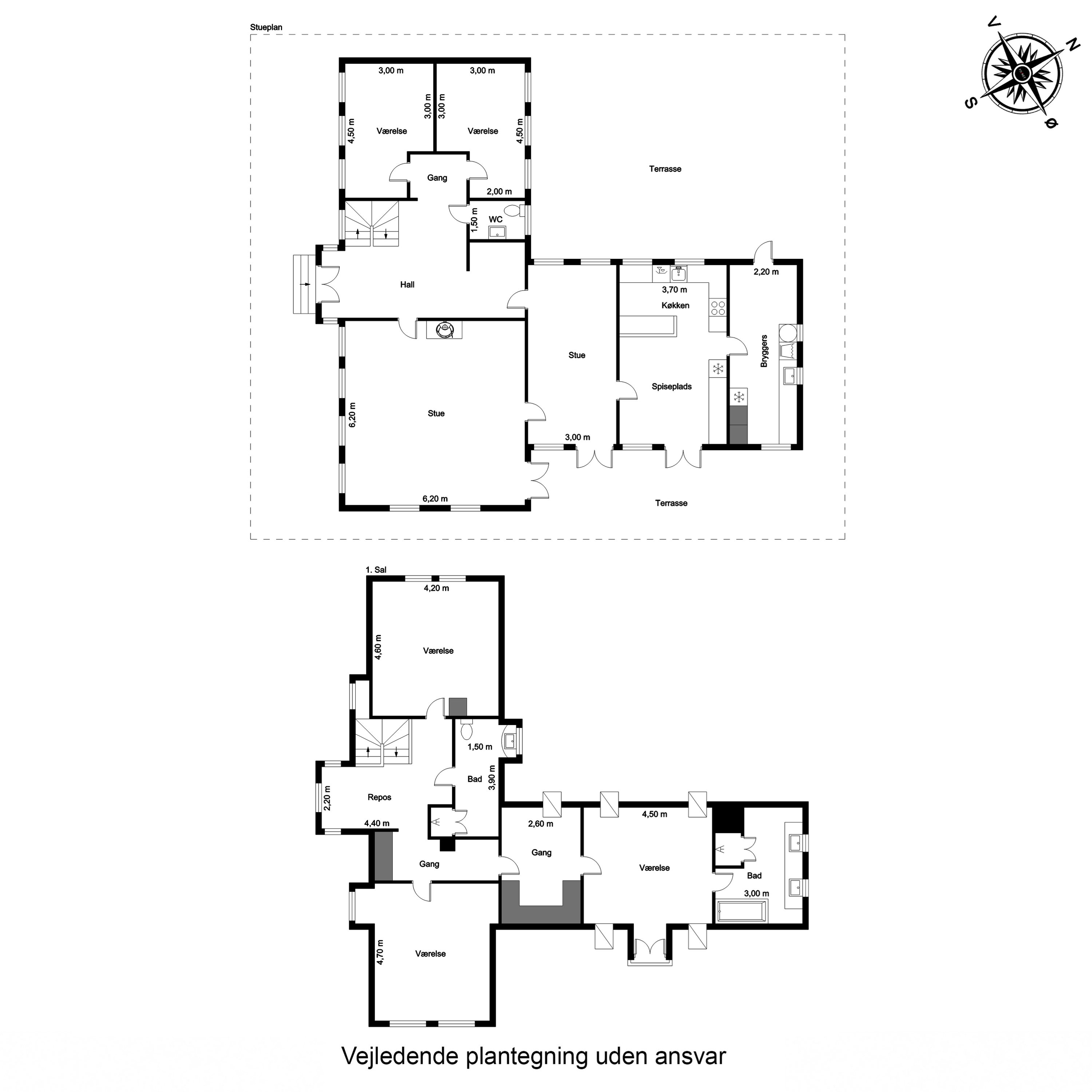 Plantegninger billede af Hellebakken 1, 5970 Ærøskøbing