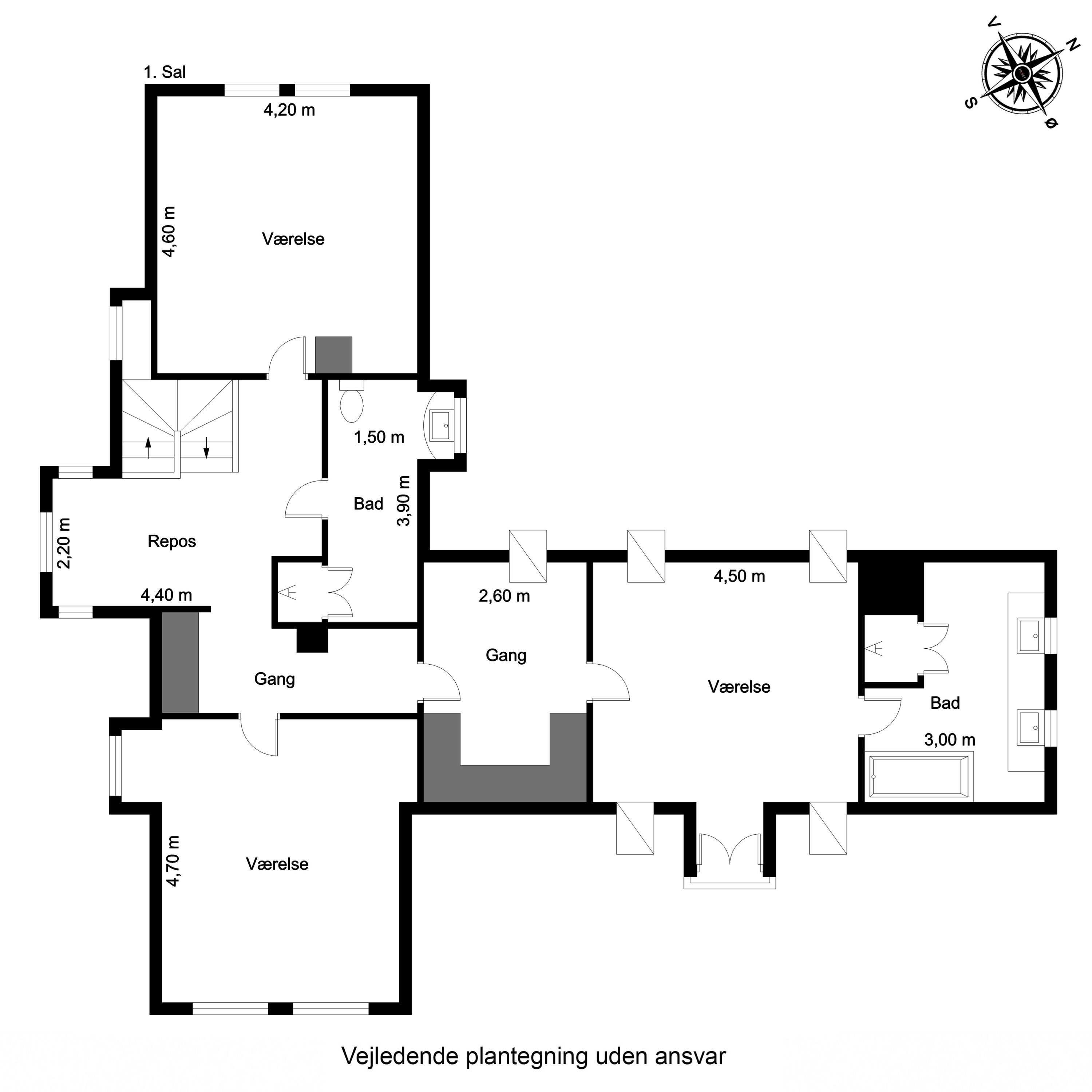 Plantegninger billede af Hellebakken 1, 5970 Ærøskøbing