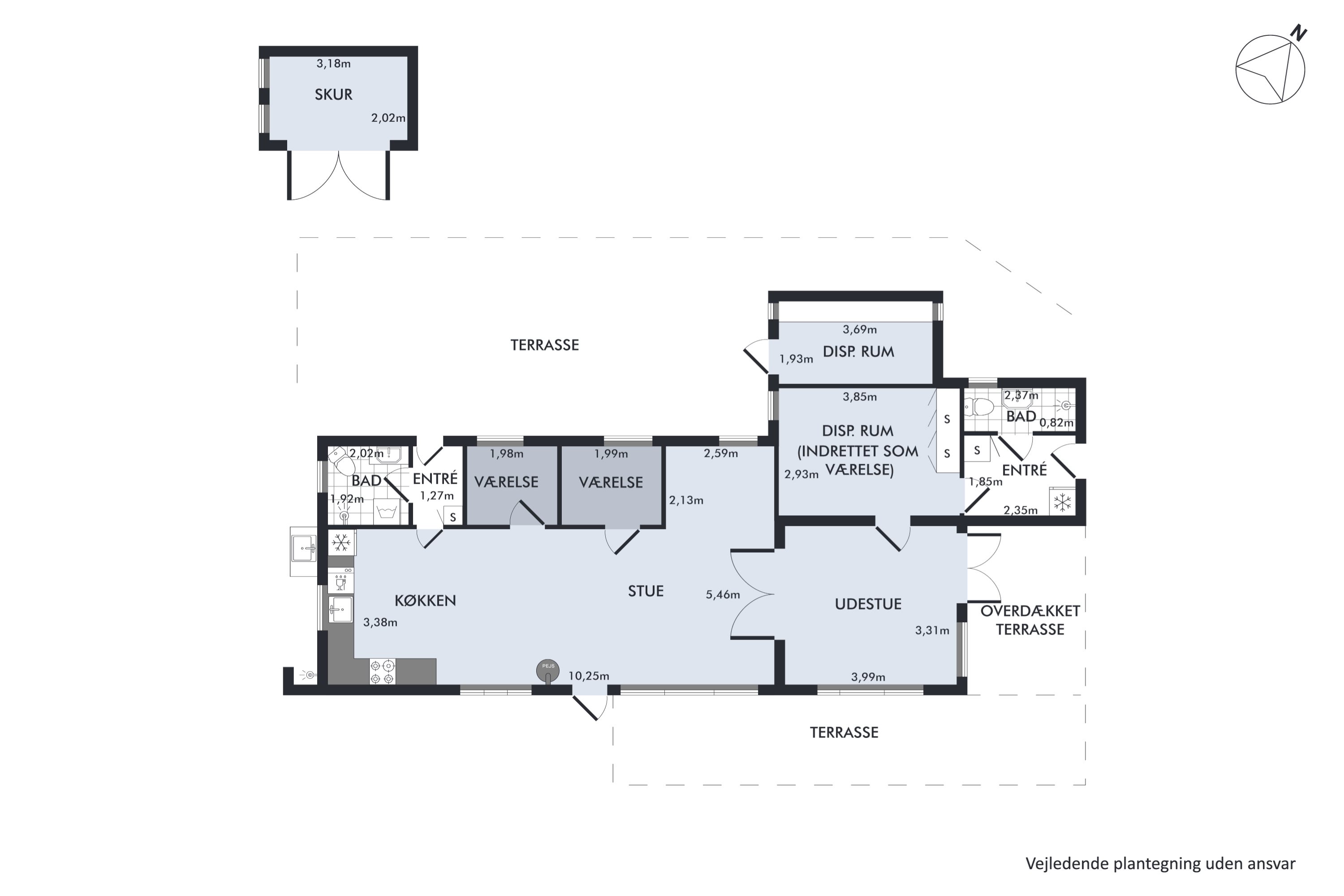 Plantegninger billede af Rønnevænget 15, Tørresø Strand, 5450 Otterup