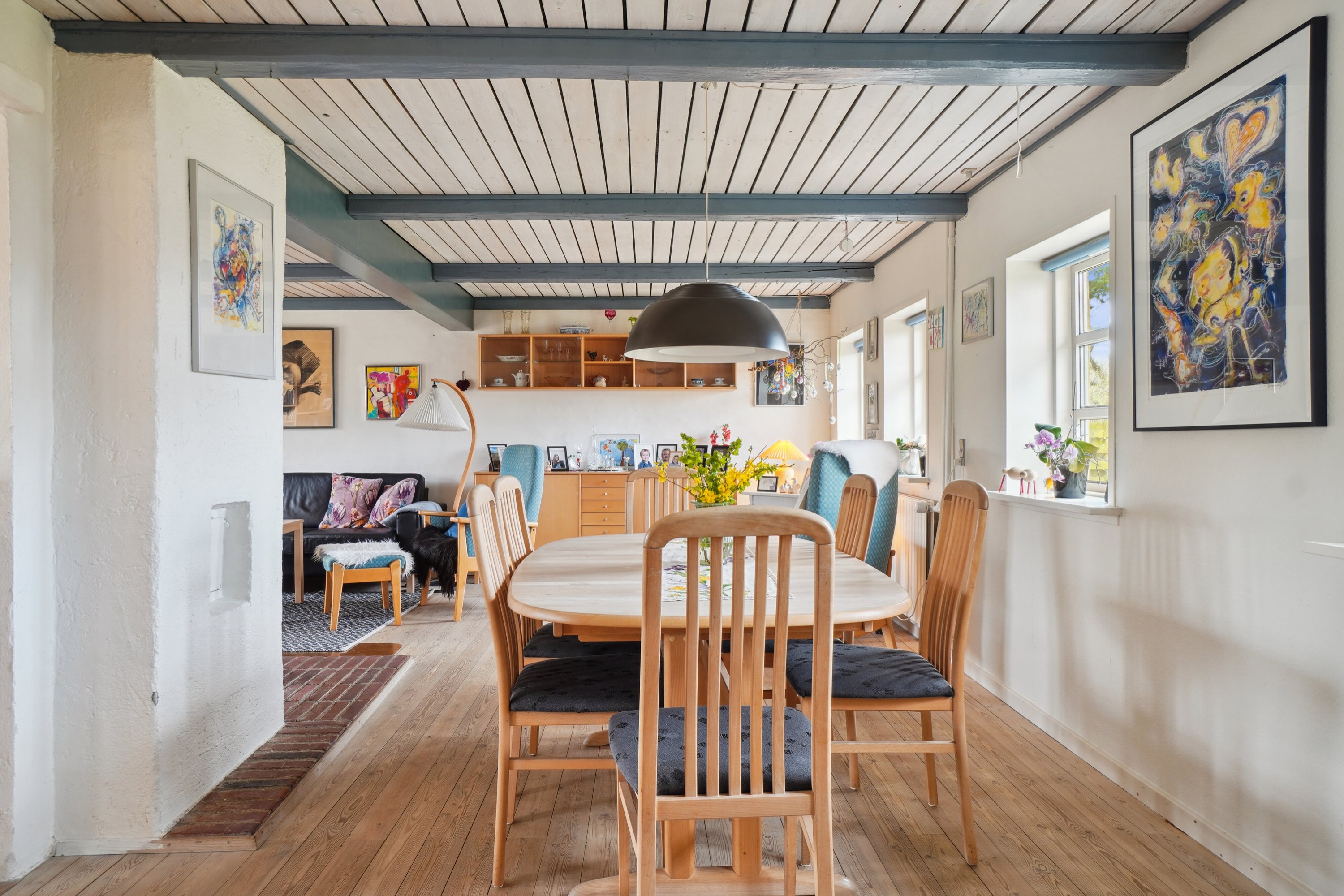 Fremhævet spisestue billede i fuldskærmstilstand. Billede af Højkildevej 4, Ørum, 8721 Daugård