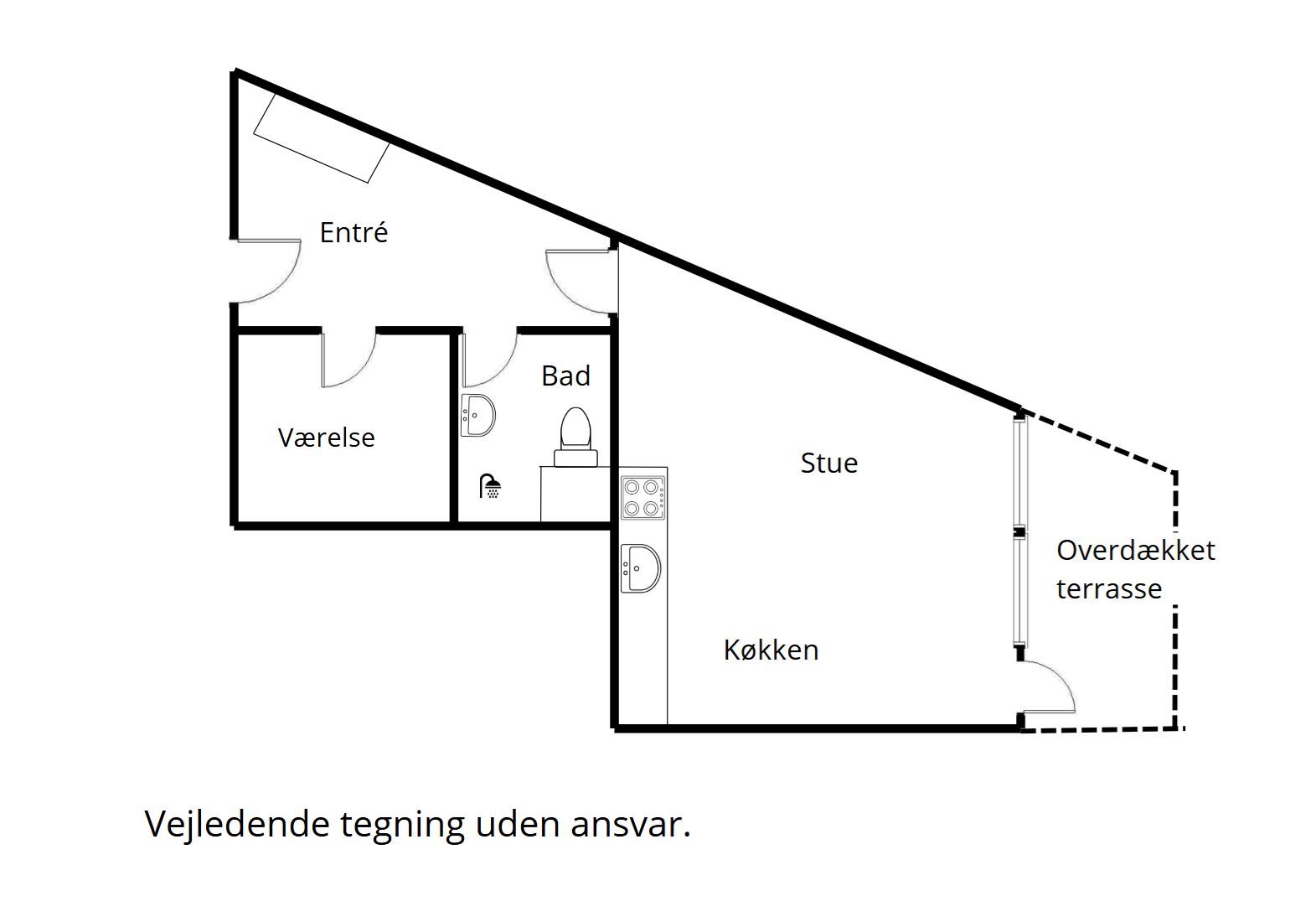 Plantegninger billede af Lodbergsvej 247D, st.. 106d., Søndervig, 6950 Ringkøbing