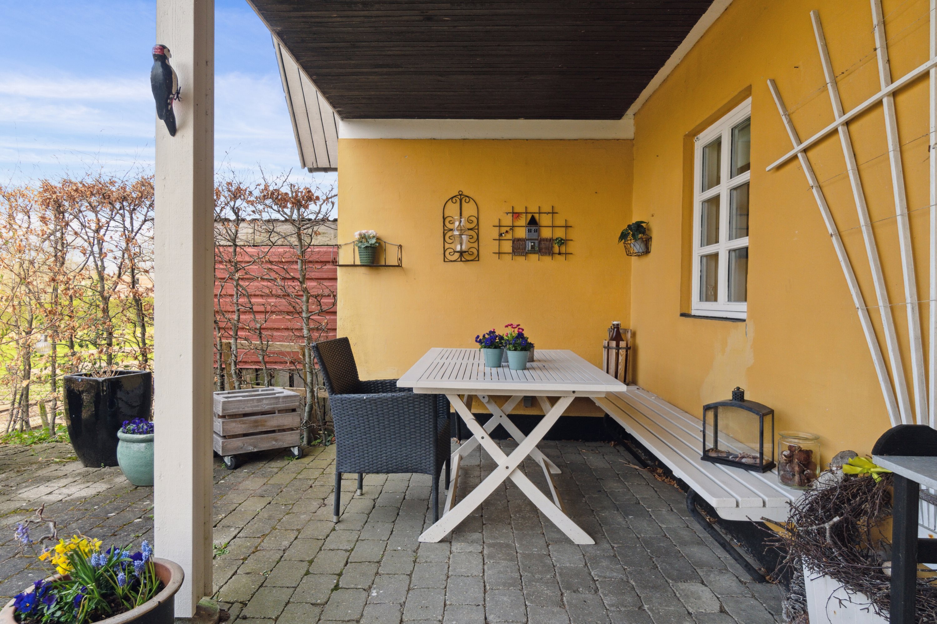 Fremhævet overdækket terrasse billede i fuldskærmstilstand. Billede af Højkildevej 4, Ørum, 8721 Daugård