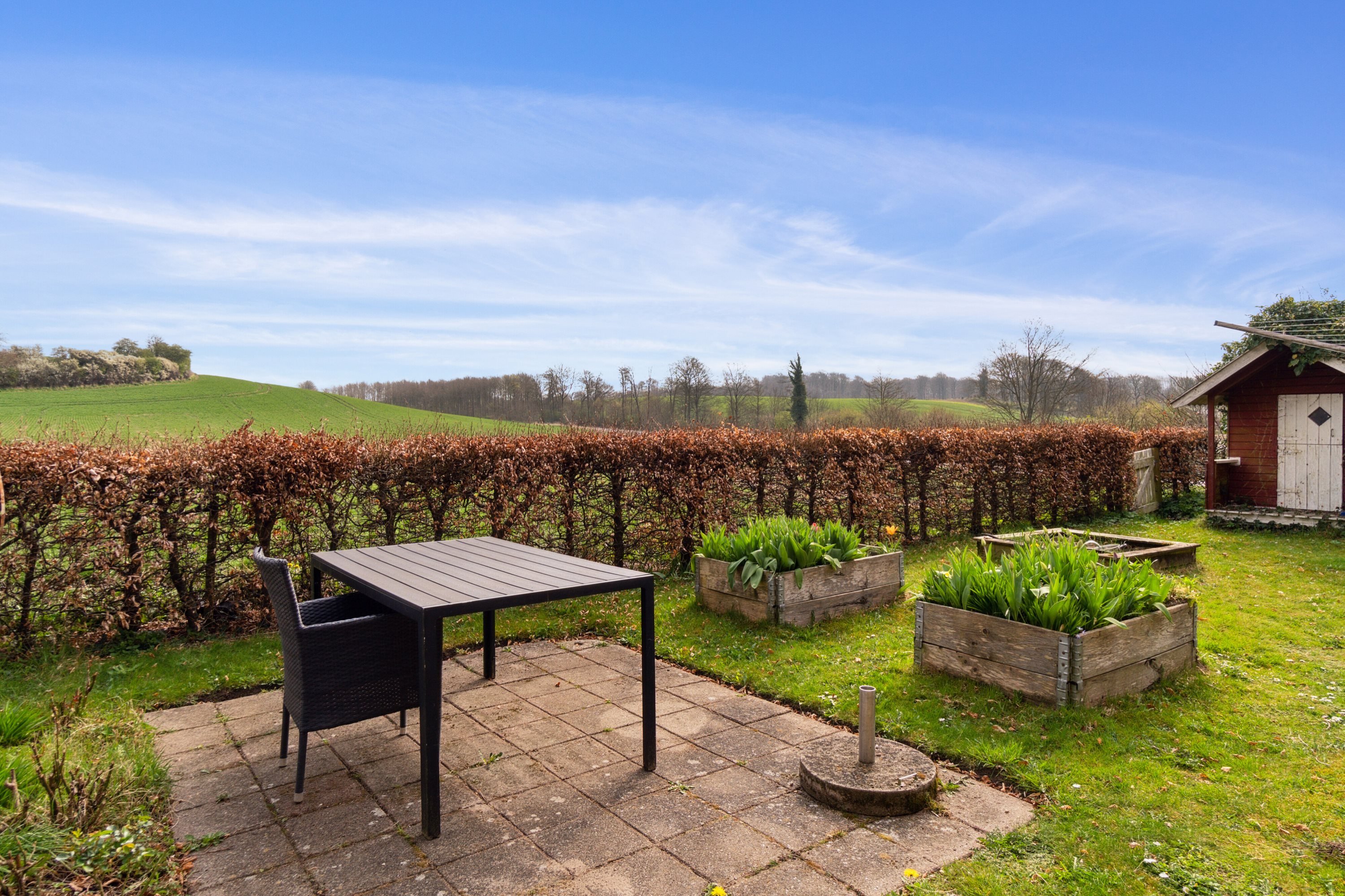 Miniaturebillede 1: terrasse. Billede af Højkildevej 4, Ørum, 8721 Daugård