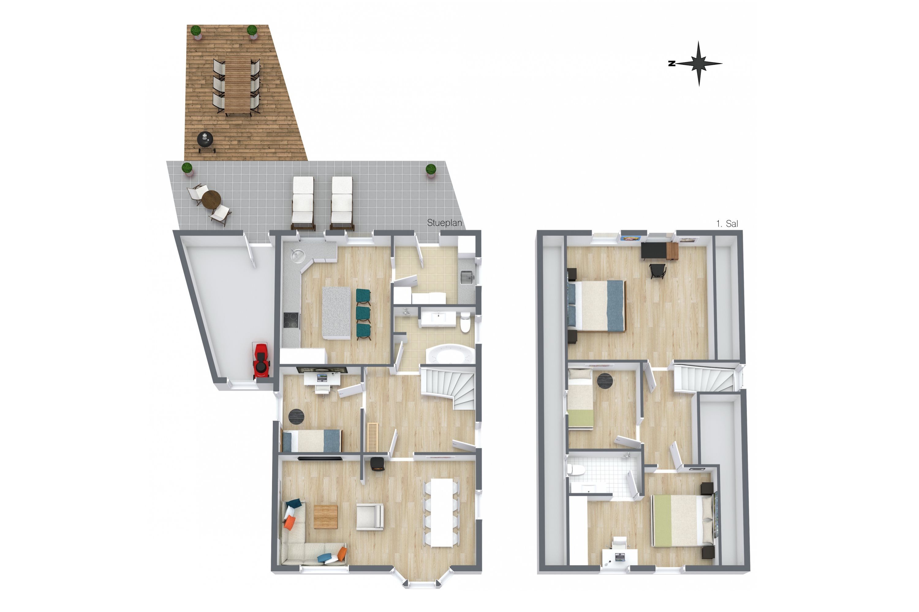 Plantegninger billede af Møllegade 24, 9750 Østervrå