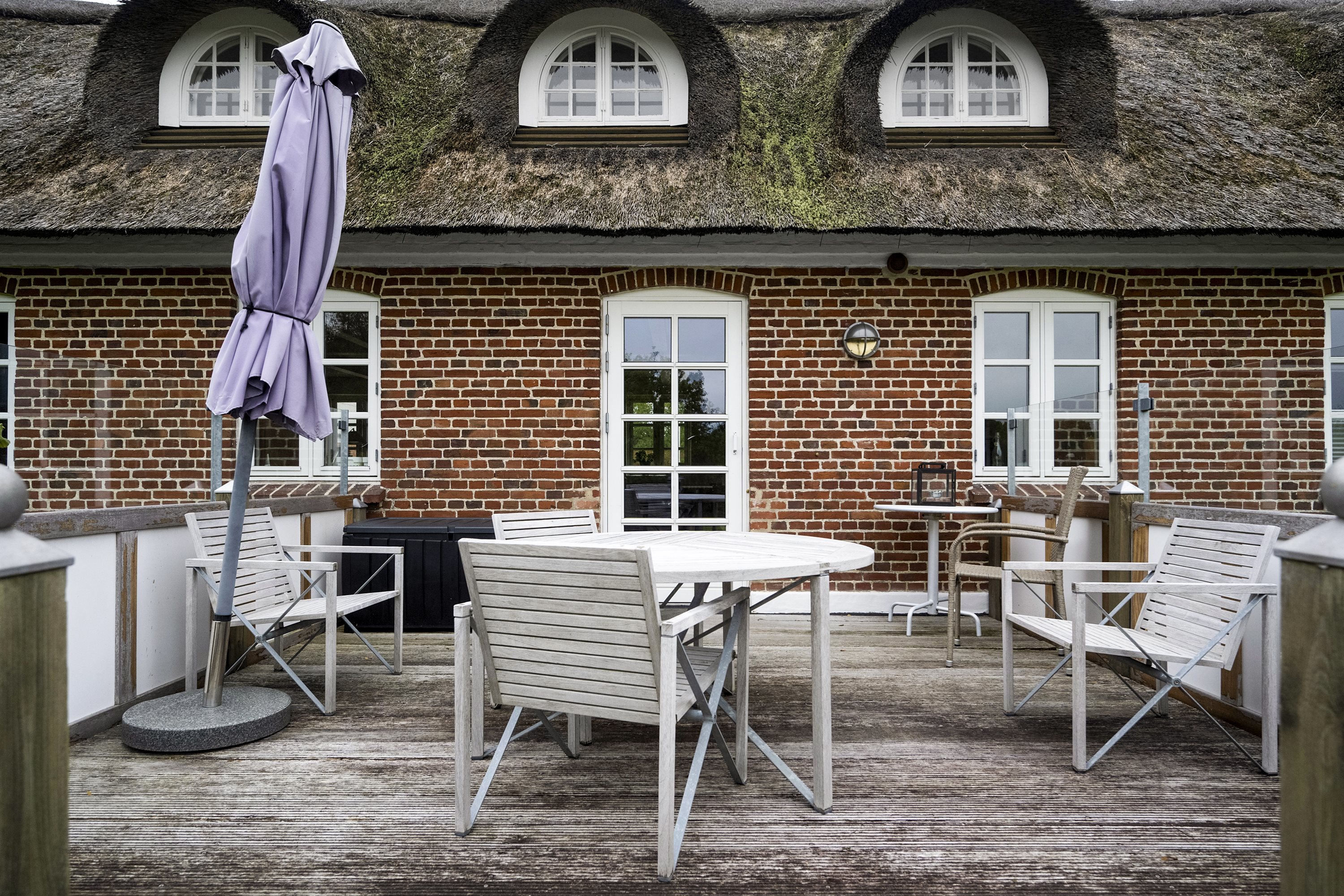 Fremhævet terrasse billede i fuldskærmstilstand. Billede af Holtumvej 14, Arnborg, 7400 Herning