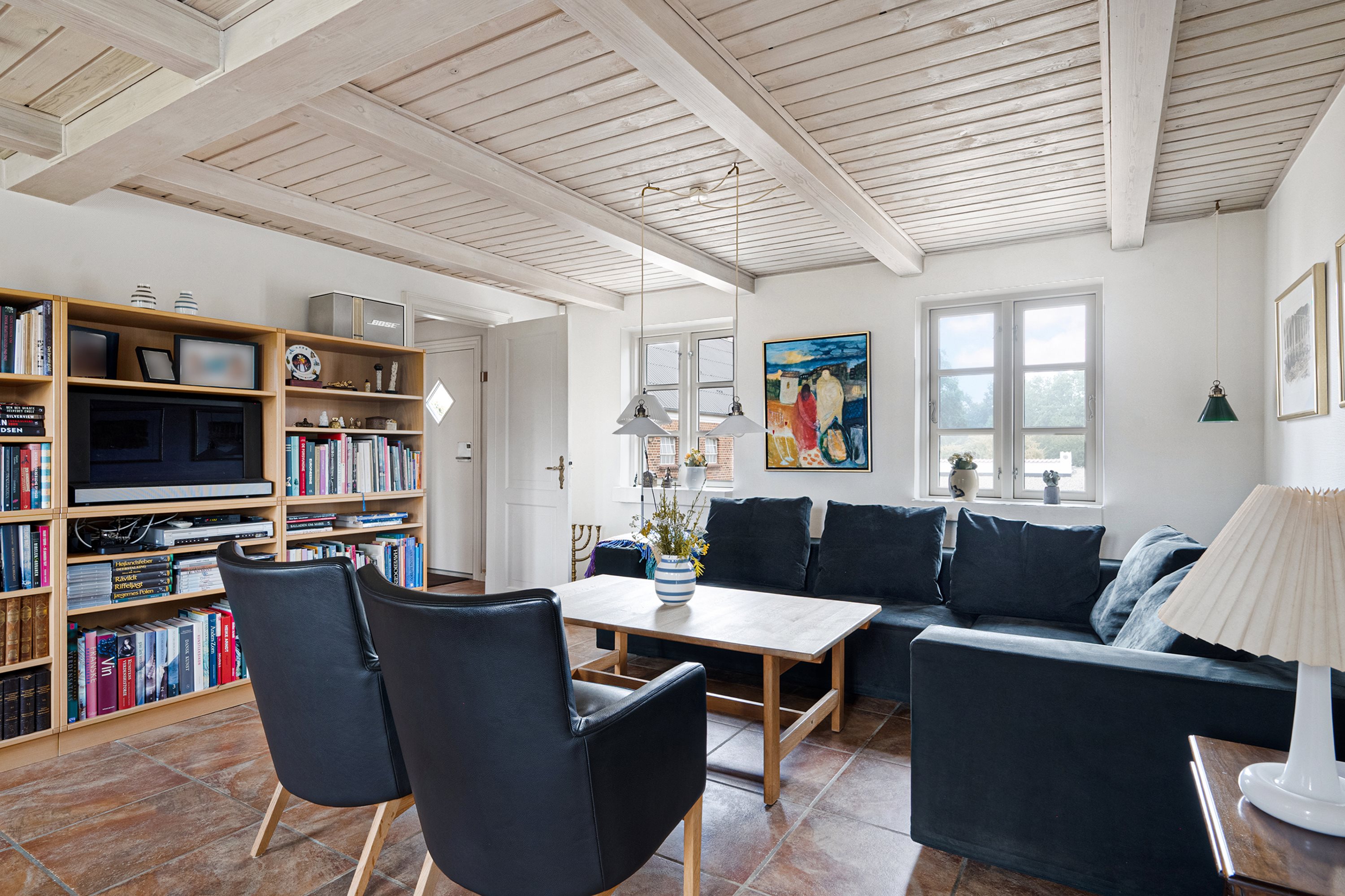 Fremhævet stue billede i fuldskærmstilstand. Billede af Holtumvej 14, Arnborg, 7400 Herning