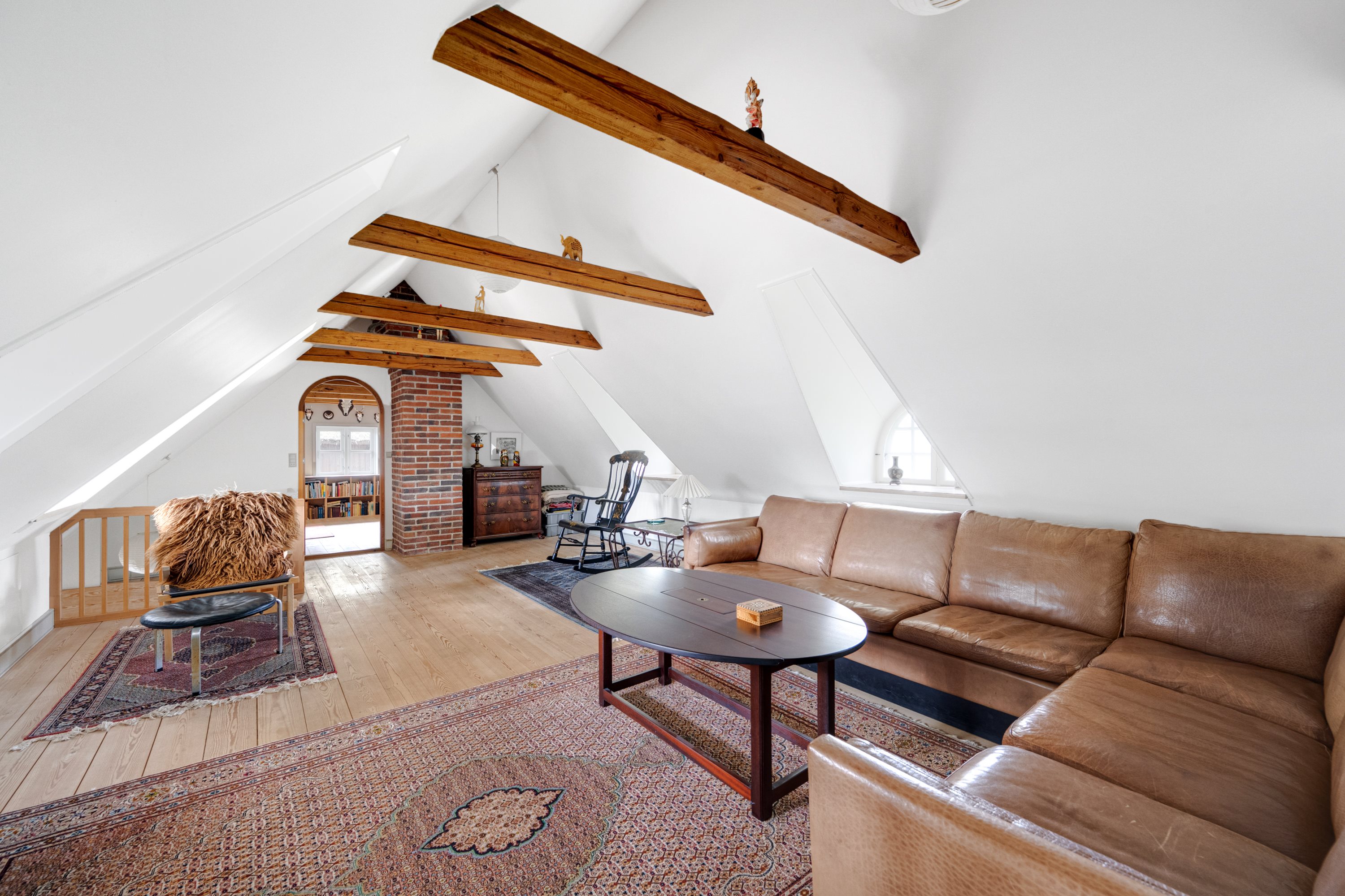 Fremhævet stue billede i fuldskærmstilstand. Billede af Holtumvej 14, Arnborg, 7400 Herning