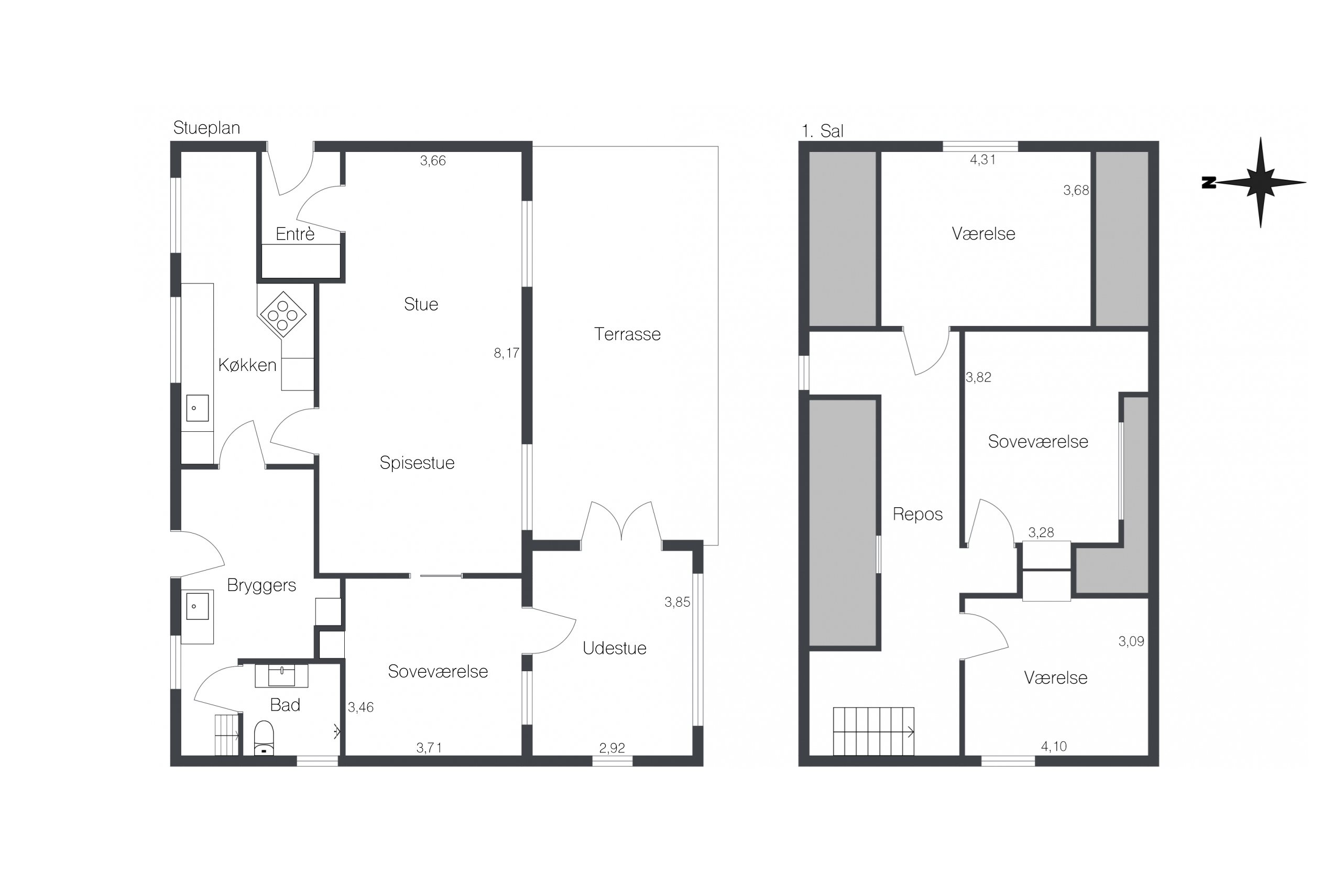 Plantegninger billede af Harkenvej 39, Rakkeby, 9800 Hjørring