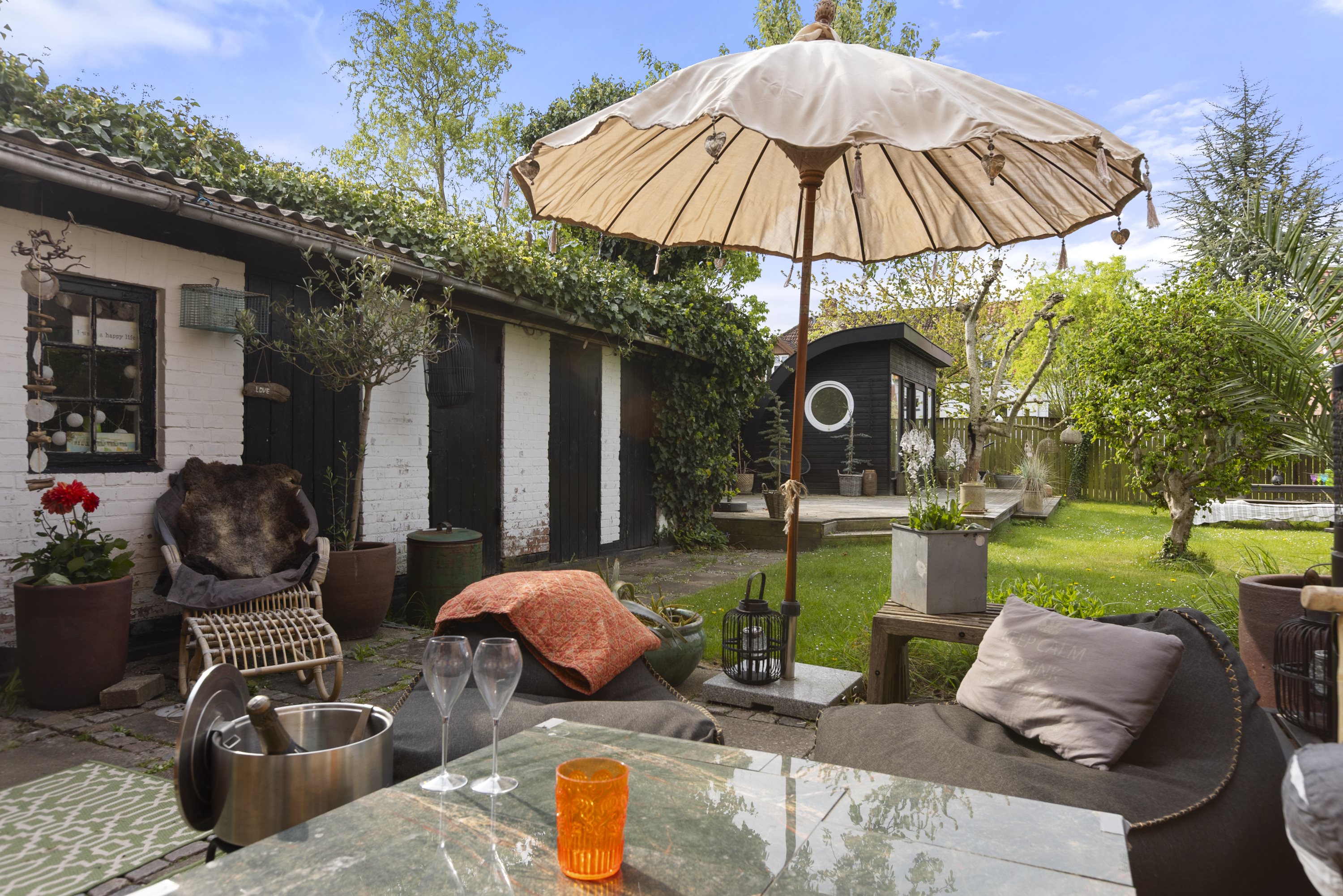 Fremhævet terrasse billede i fuldskærmstilstand. Billede af Teglovnsvej 26, st.., 4100 Ringsted