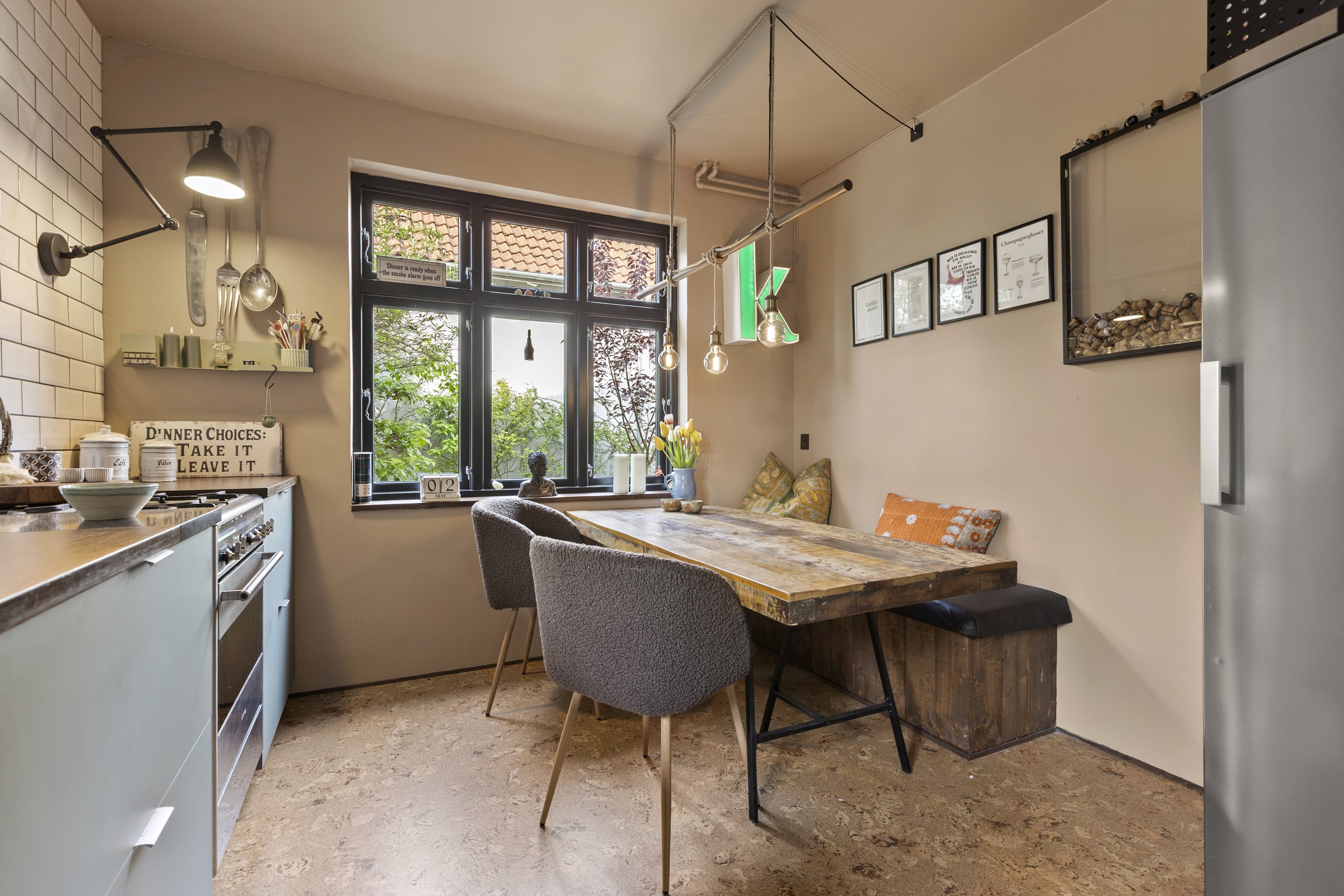 Fremhævet køkken billede i fuldskærmstilstand. Billede af Teglovnsvej 26, st.., 4100 Ringsted