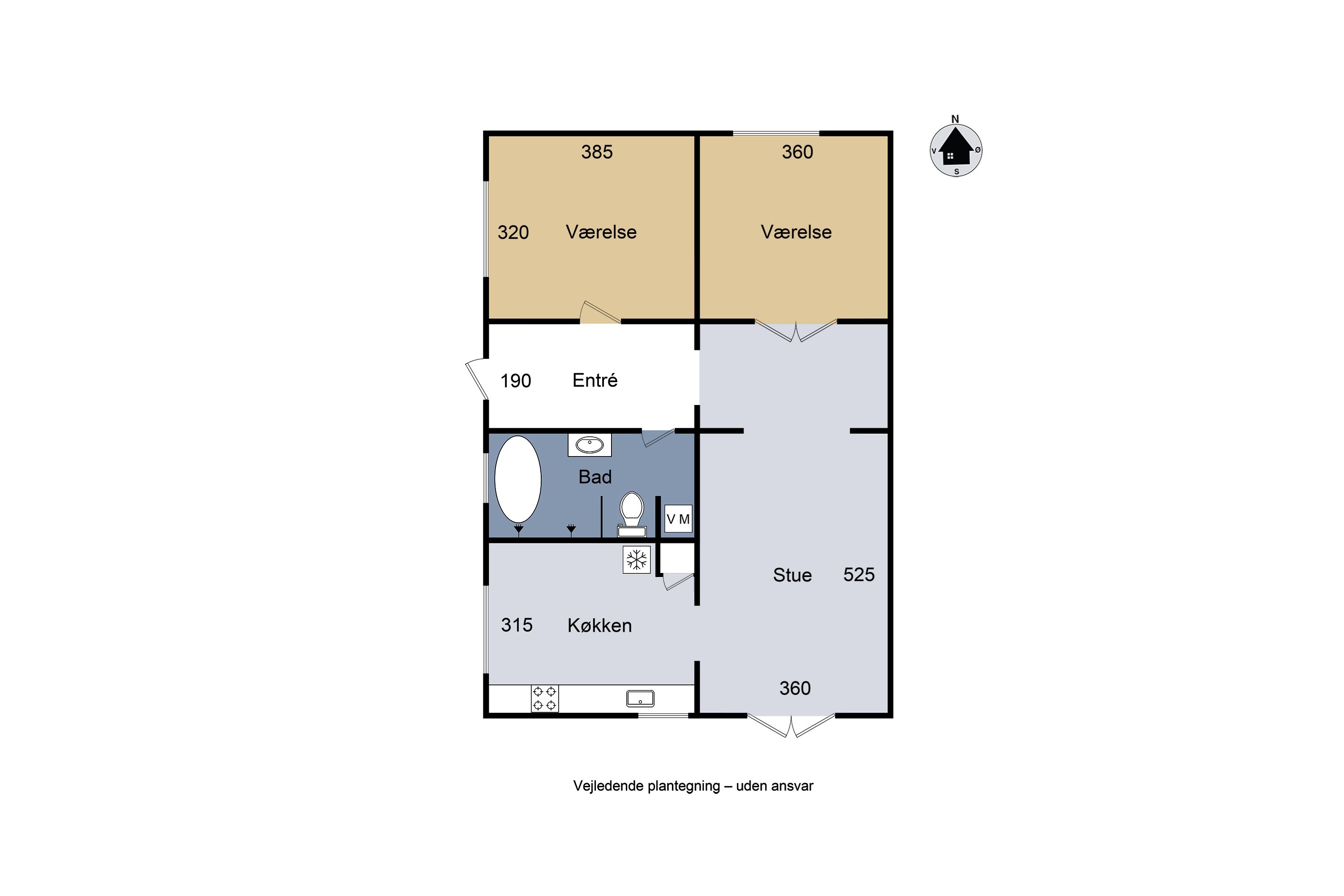 Plantegninger billede af Teglovnsvej 26, st.., 4100 Ringsted