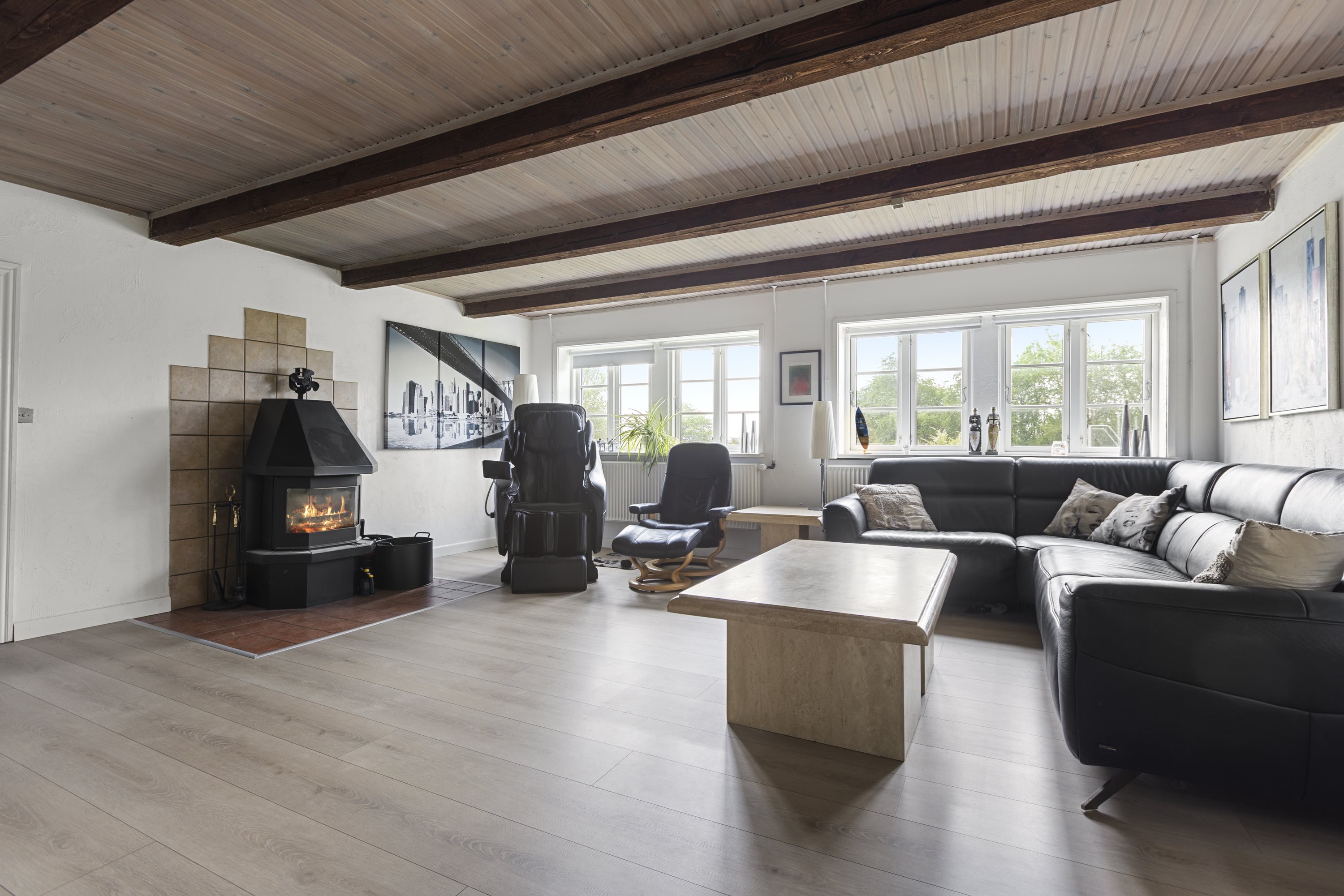 Fremhævet stue billede i fuldskærmstilstand. Billede af Nyhusvej 30, Ørslev, 4100 Ringsted