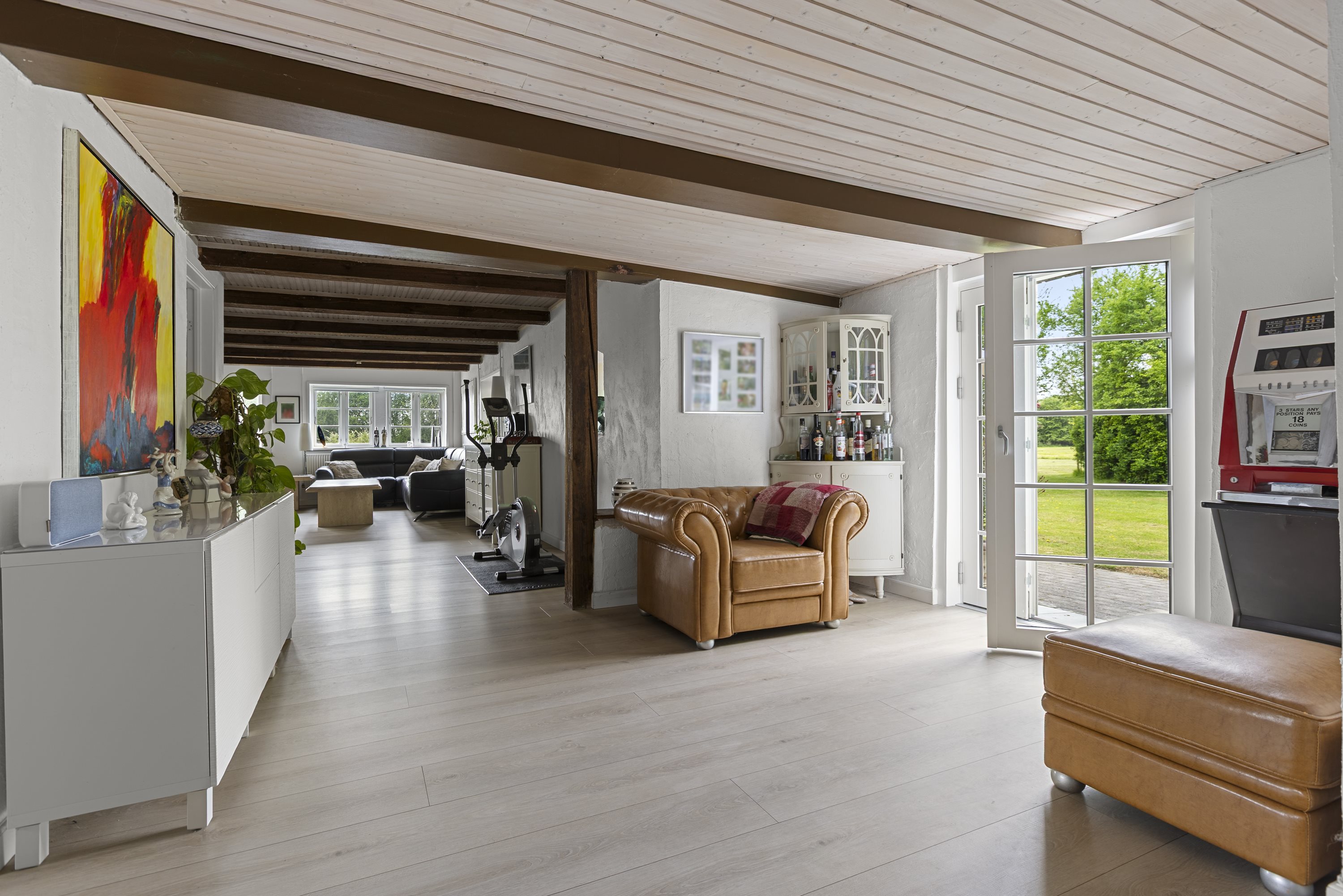 Fremhævet stue billede i fuldskærmstilstand. Billede af Nyhusvej 30, Ørslev, 4100 Ringsted