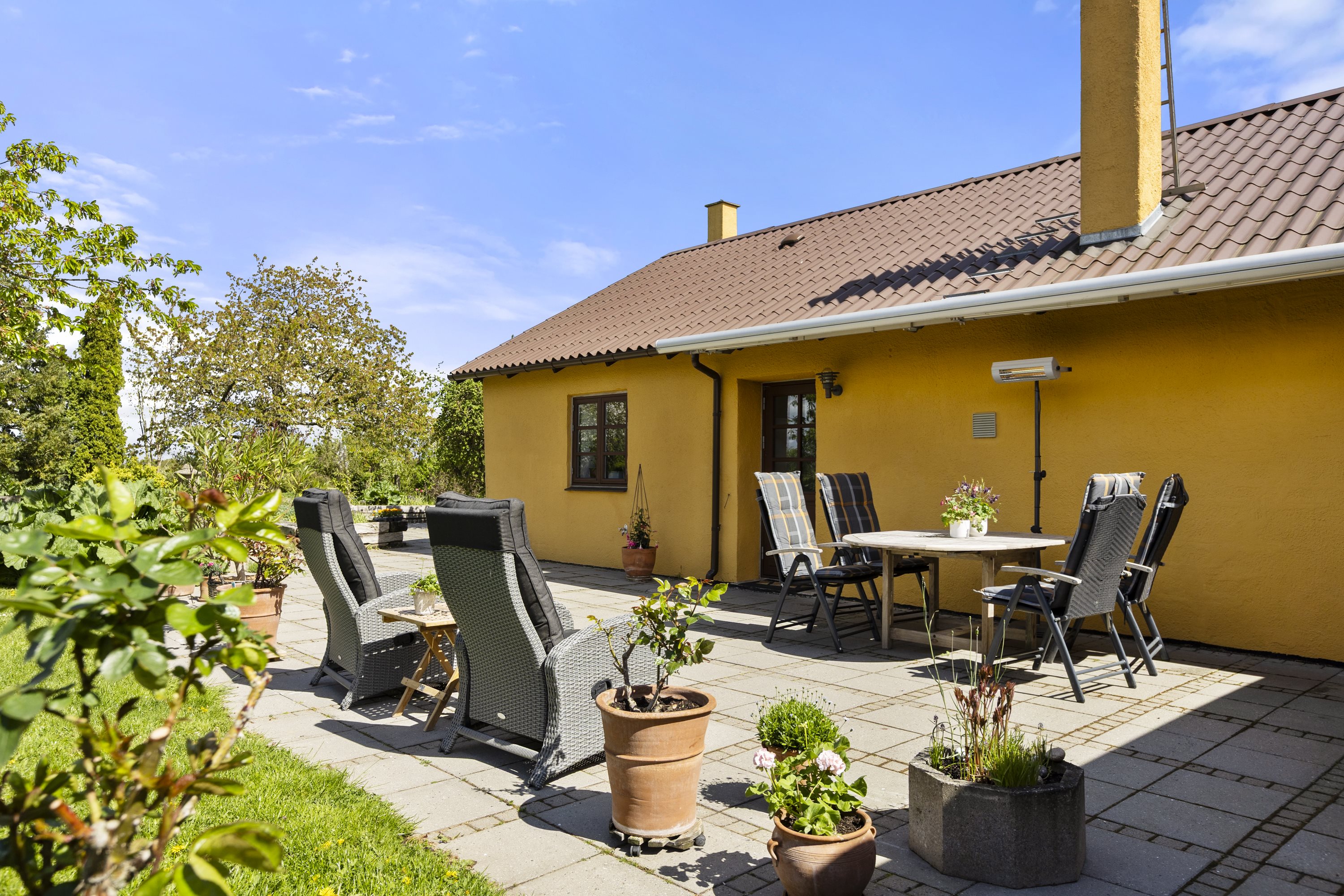 Fremhævet terrasse billede i fuldskærmstilstand. Billede af Egerupvej 109, Ørslevvester, 4173 Fjenneslev