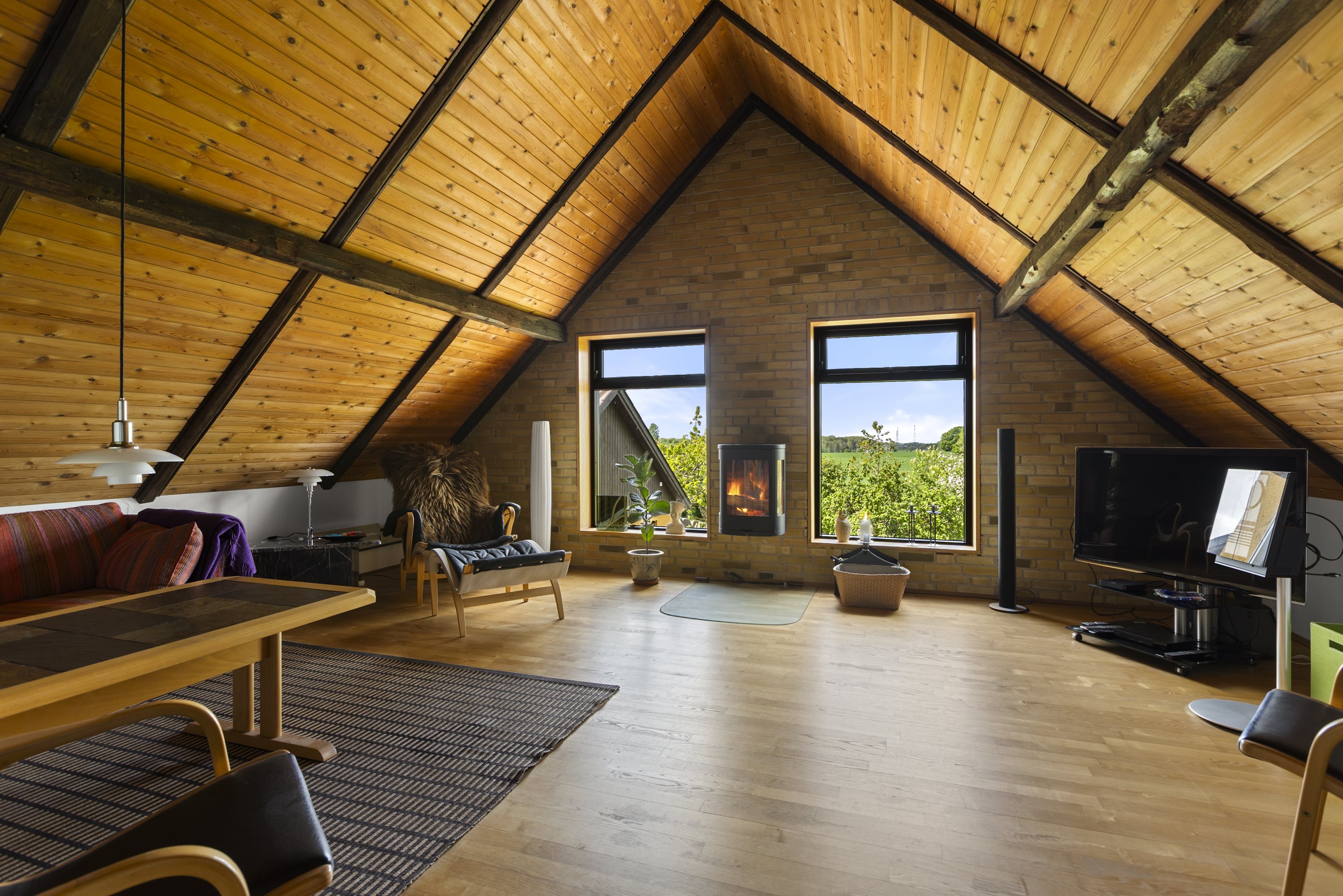 Fremhævet stue billede i fuldskærmstilstand. Billede af Egerupvej 109, Ørslevvester, 4173 Fjenneslev