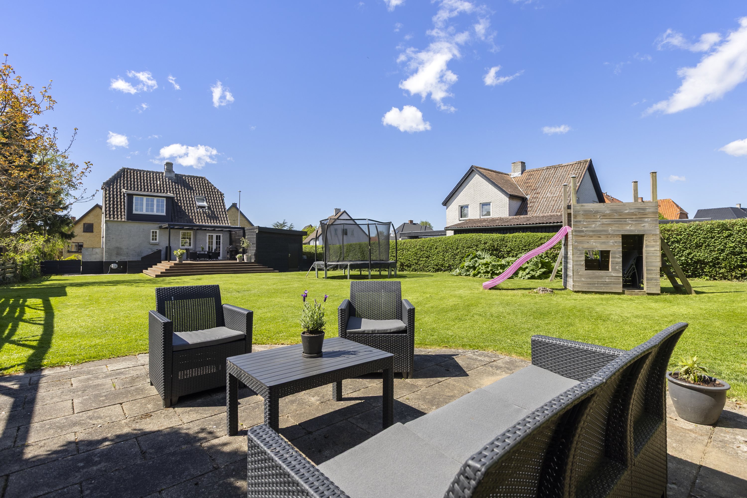 Fremhævet have billede i fuldskærmstilstand. Billede af Rosenkildevej 34, 4200 Slagelse