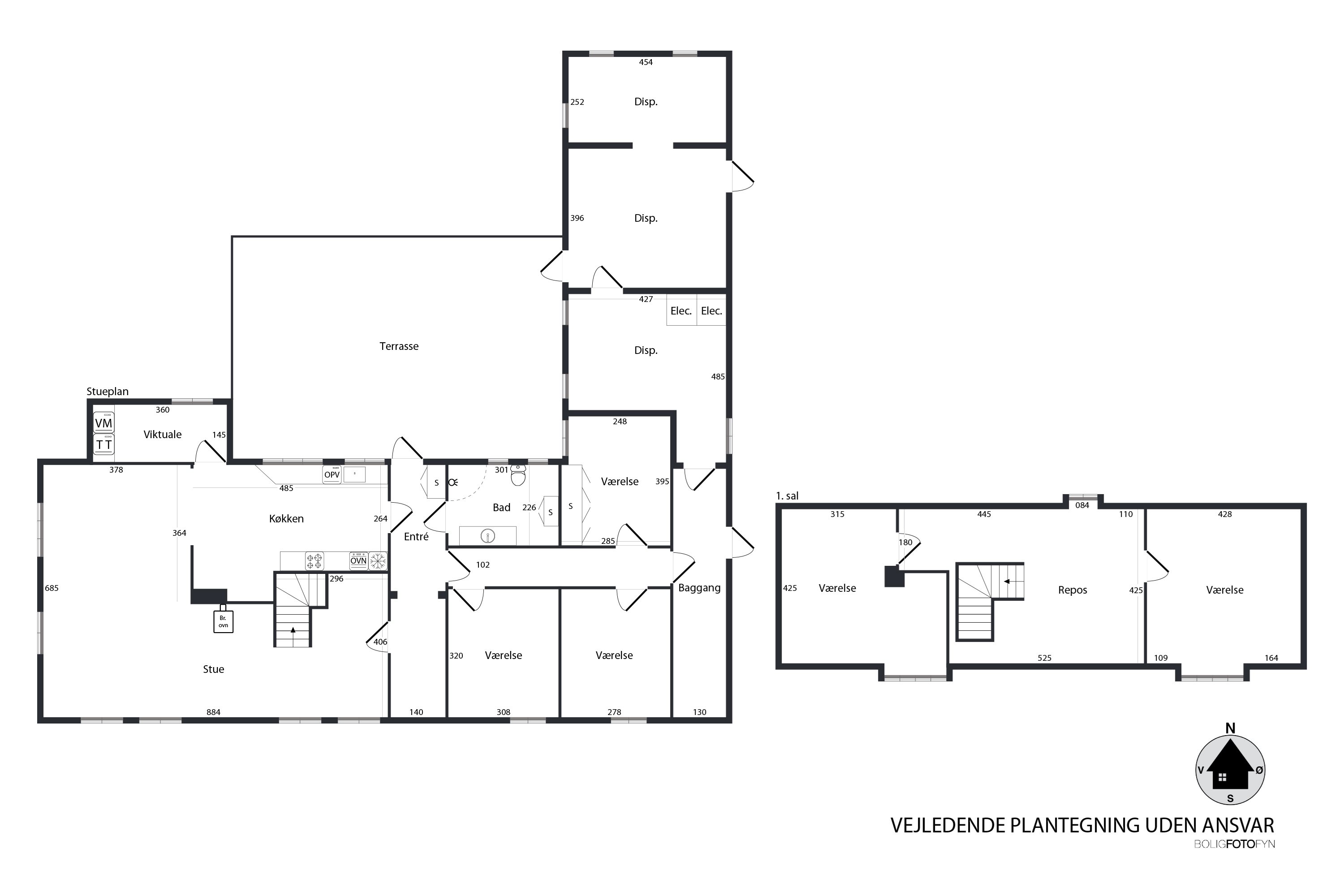 Plantegninger billede af Sentvedvej 24, Sentved, 5853 Ørbæk