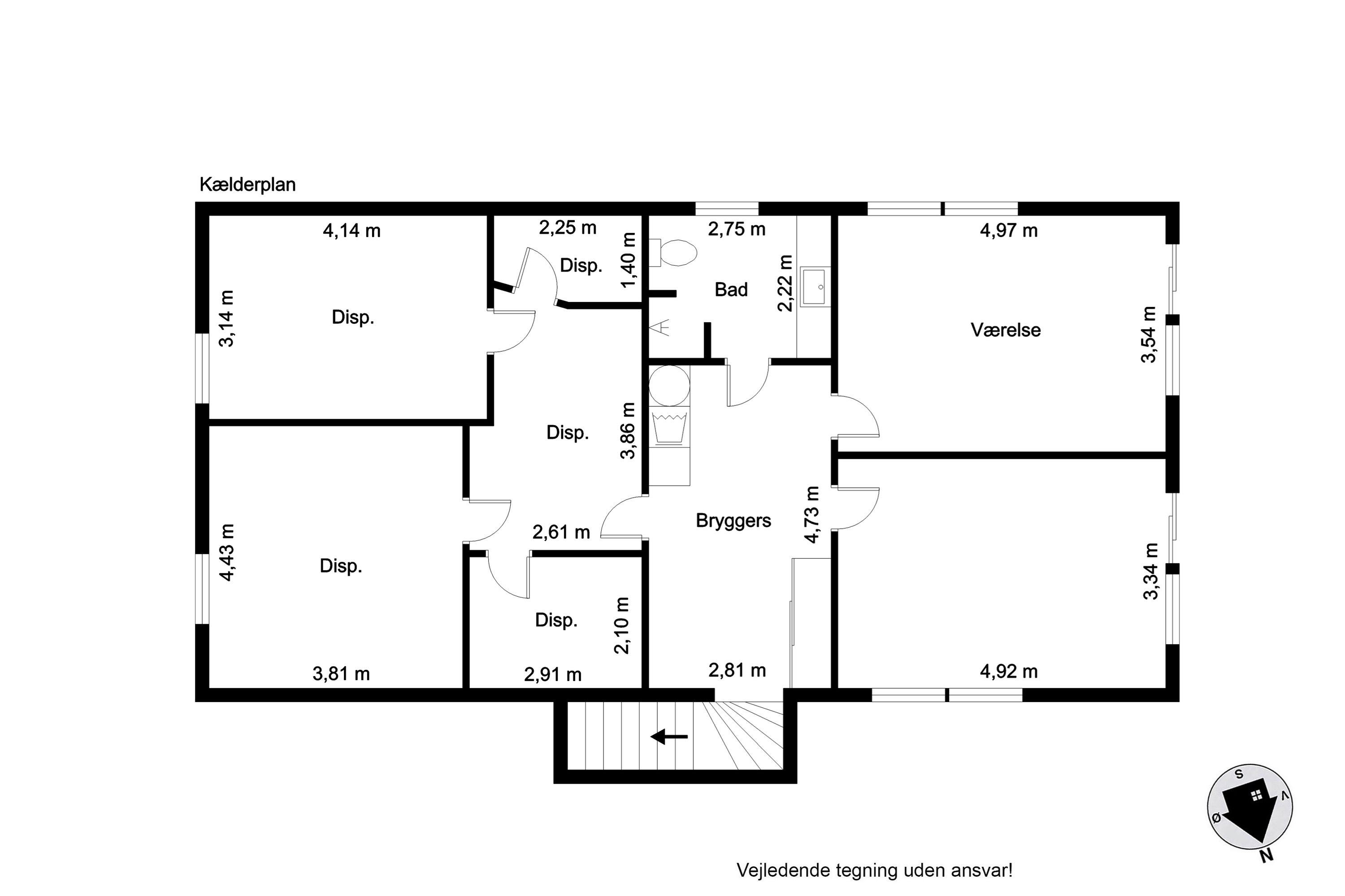 Plantegninger billede af Borgmestervej 61, 8700 Horsens