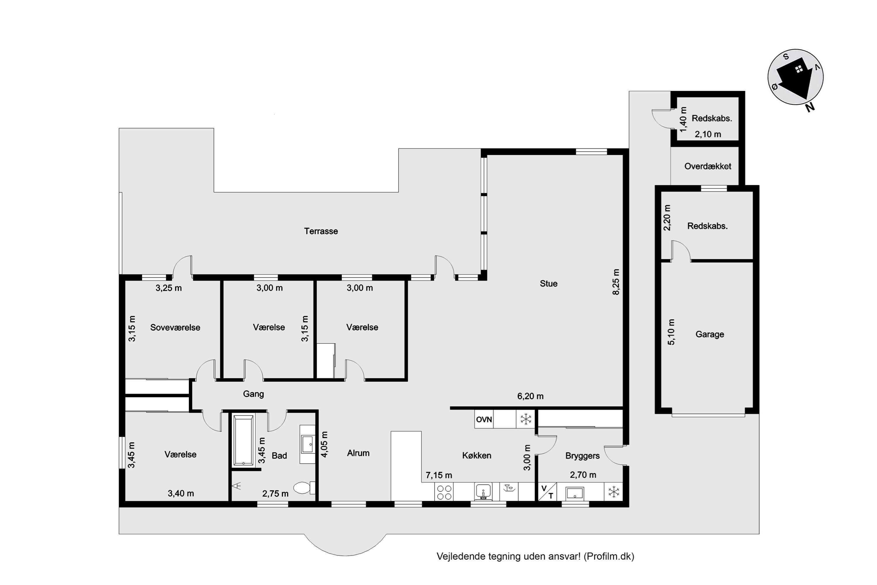 Fremhævet  billede i fuldskærmstilstand. Billede af Blomstervænget 11, Rindum, 6950 Ringkøbing