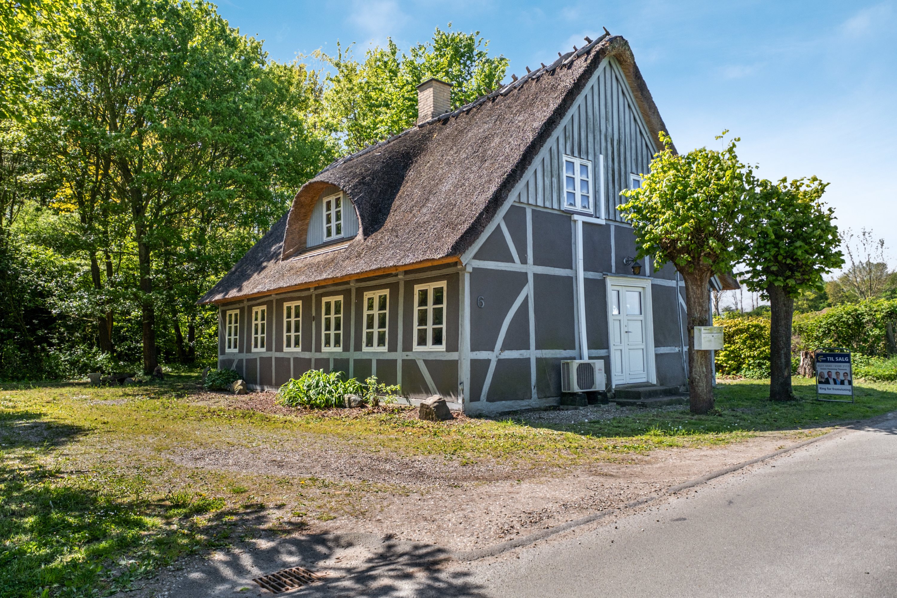 Fremhævet facade billede i fuldskærmstilstand. Billede af Krogyden 6, Såderup, 5540 Ullerslev