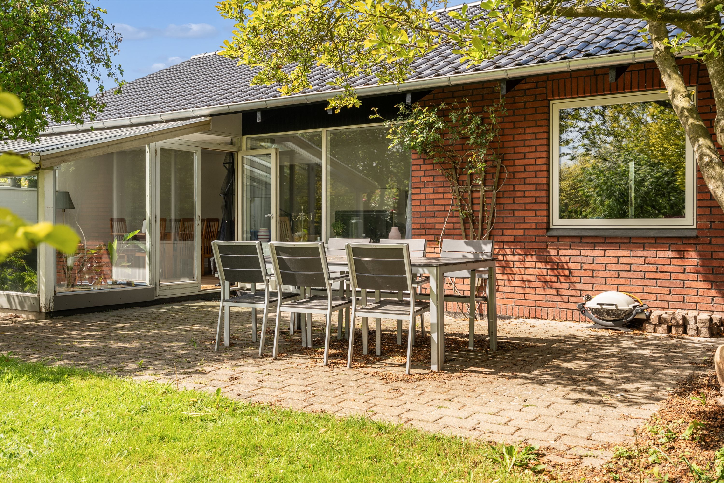 Fremhævet terrasse billede i fuldskærmstilstand. Billede af Hans Silas Nielsens Vej 5, 6731 Tjæreborg