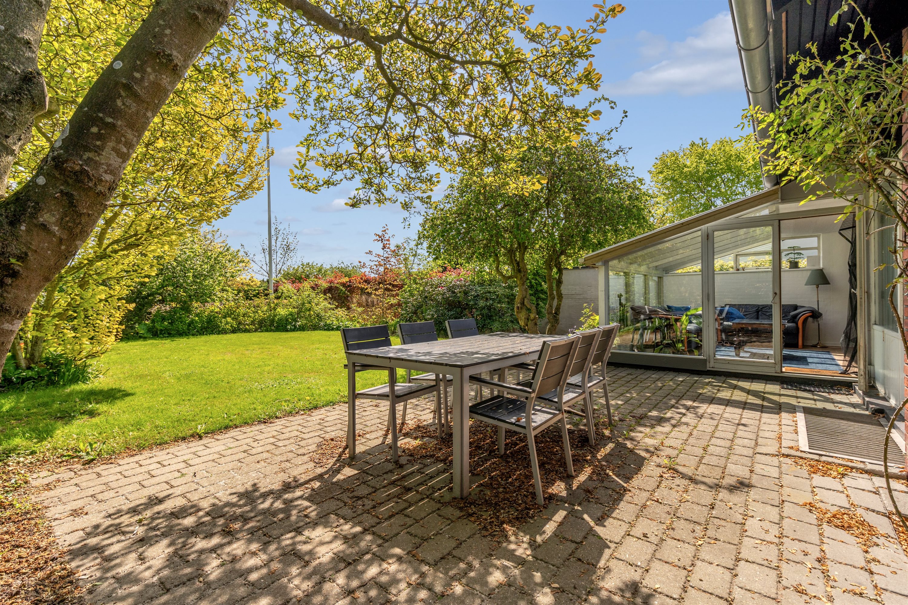 Fremhævet terrasse billede i fuldskærmstilstand. Billede af Hans Silas Nielsens Vej 5, 6731 Tjæreborg