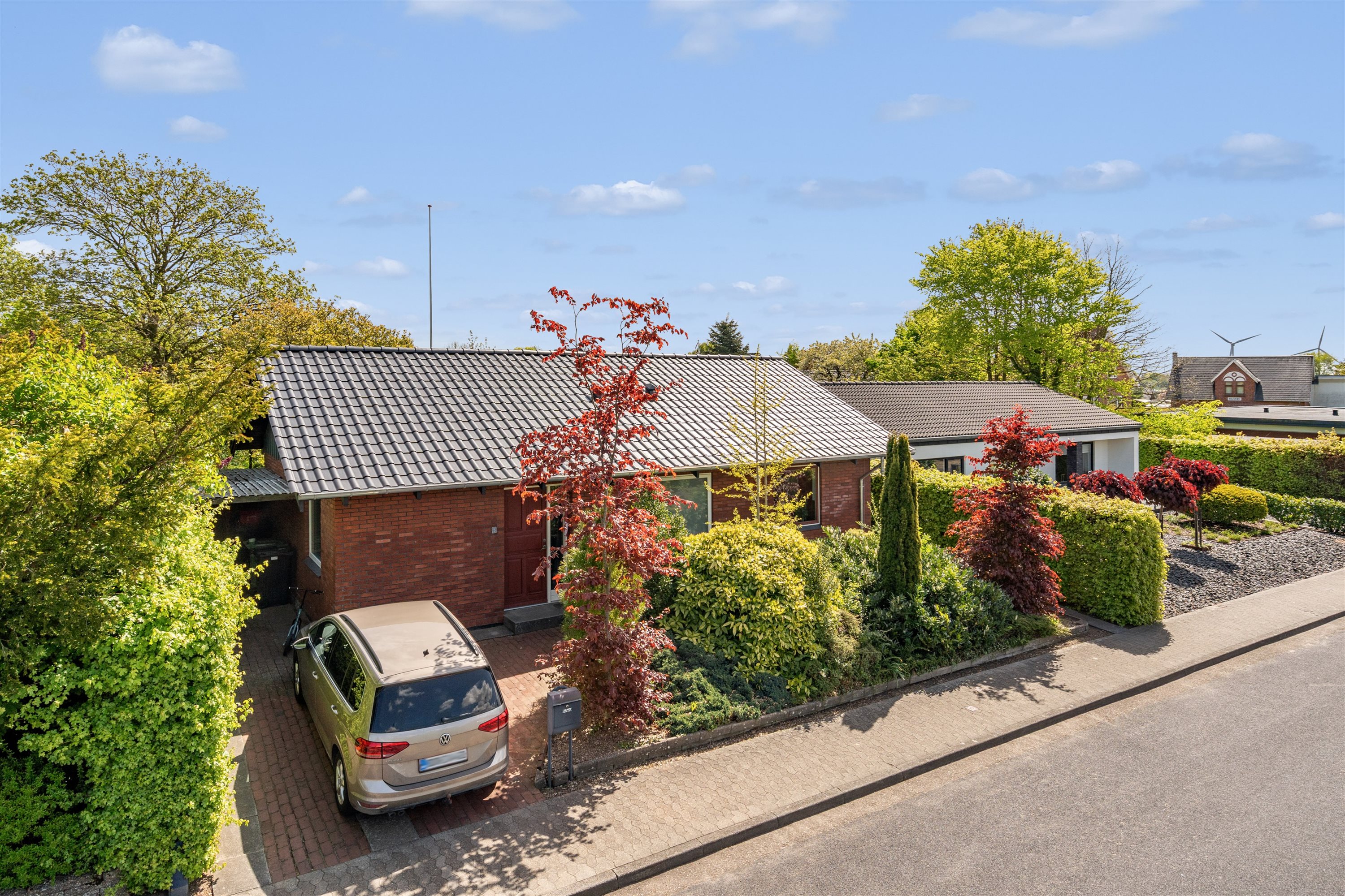 Miniaturebillede 1: ejendommen. Billede af Hans Silas Nielsens Vej 5, 6731 Tjæreborg