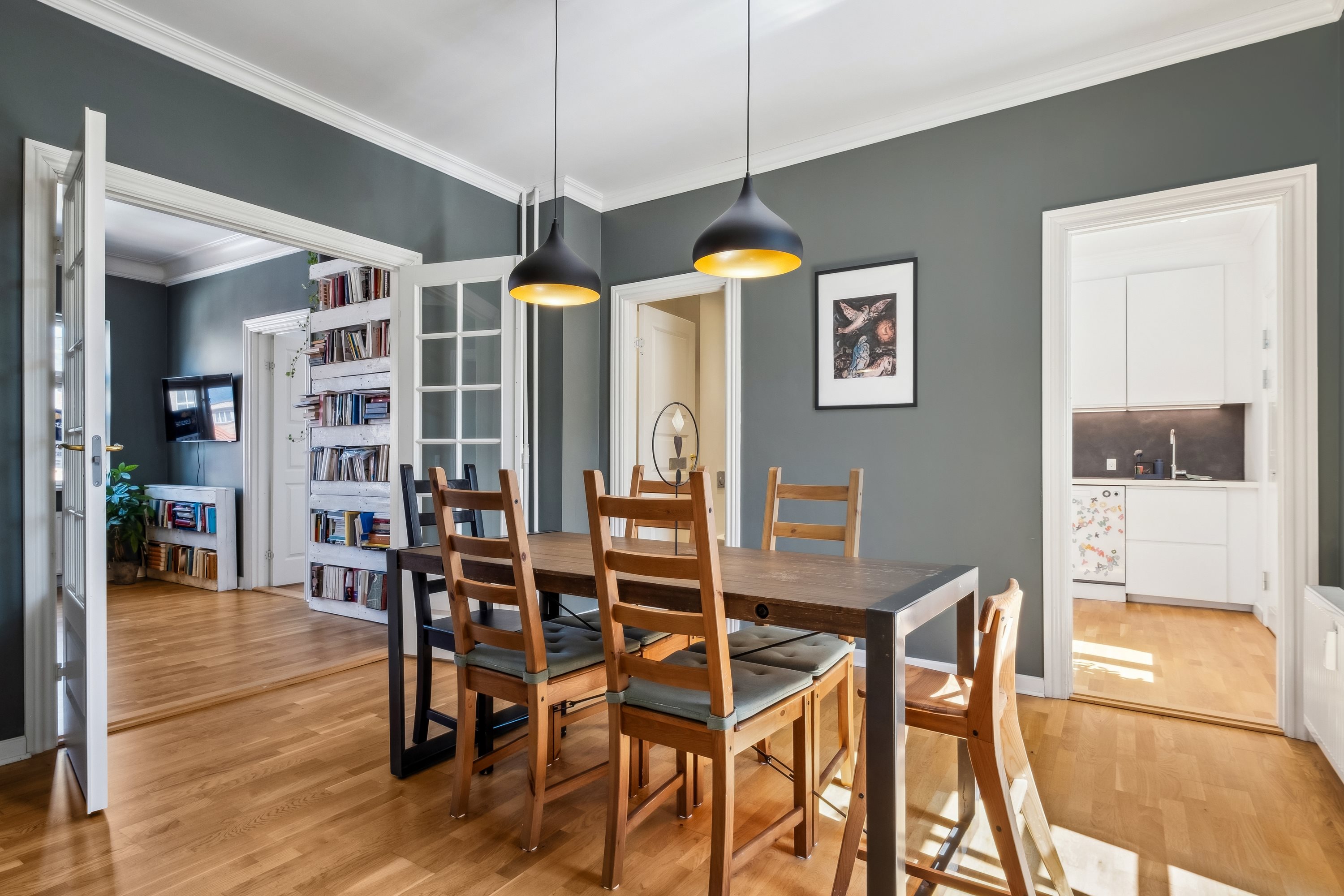 Fremhævet spisestue billede i fuldskærmstilstand. Billede af Slotsgade 14, 2., 8700 Horsens