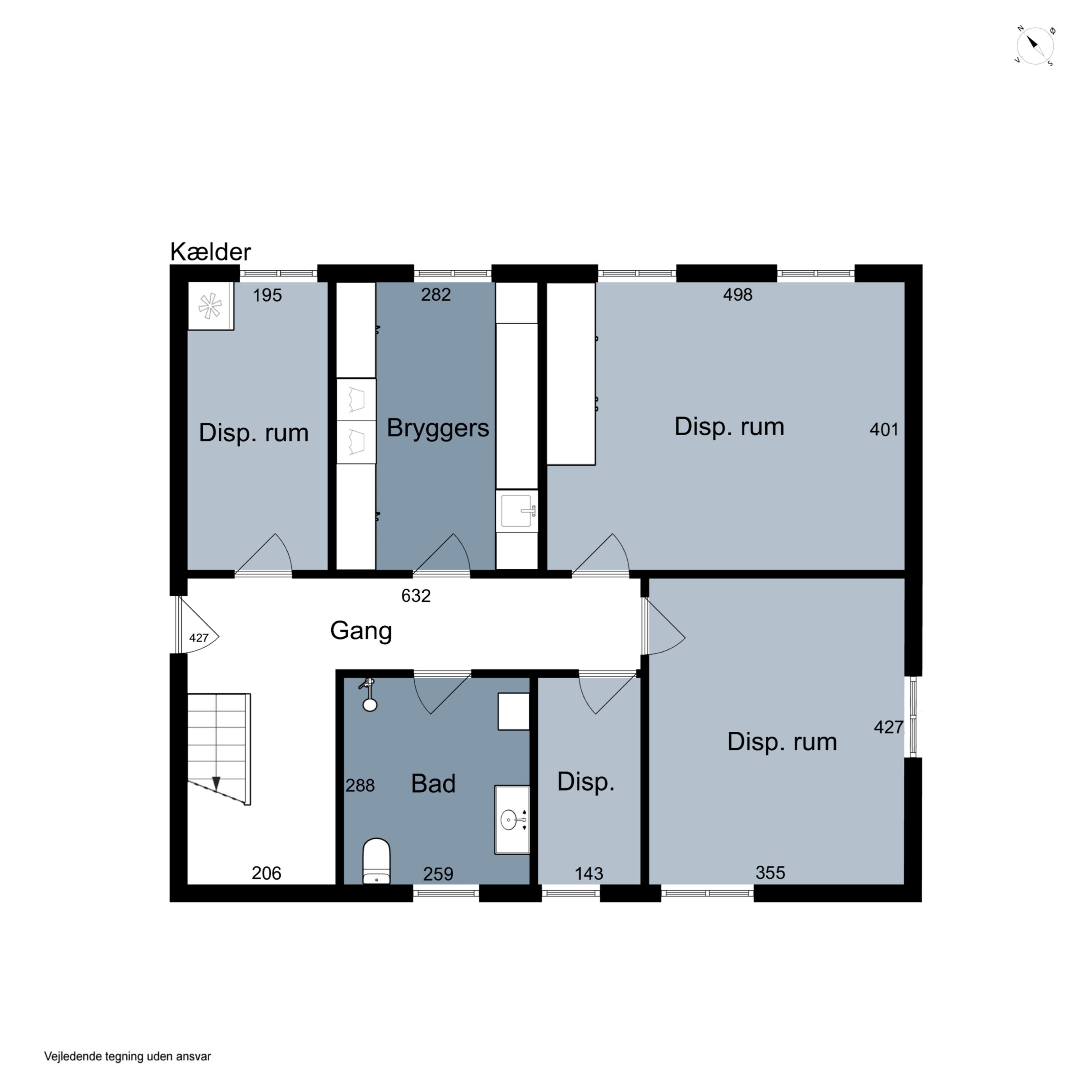 Plantegninger billede af Elmegade 22, 7700 Thisted