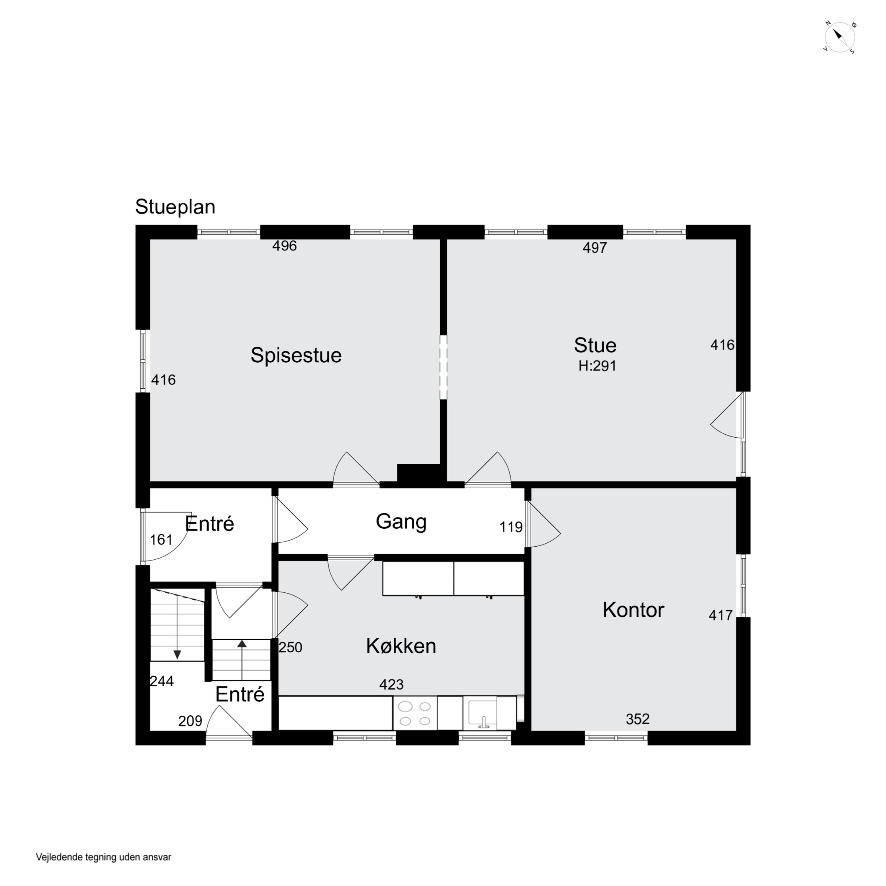 Plantegninger billede af Elmegade 22, 7700 Thisted