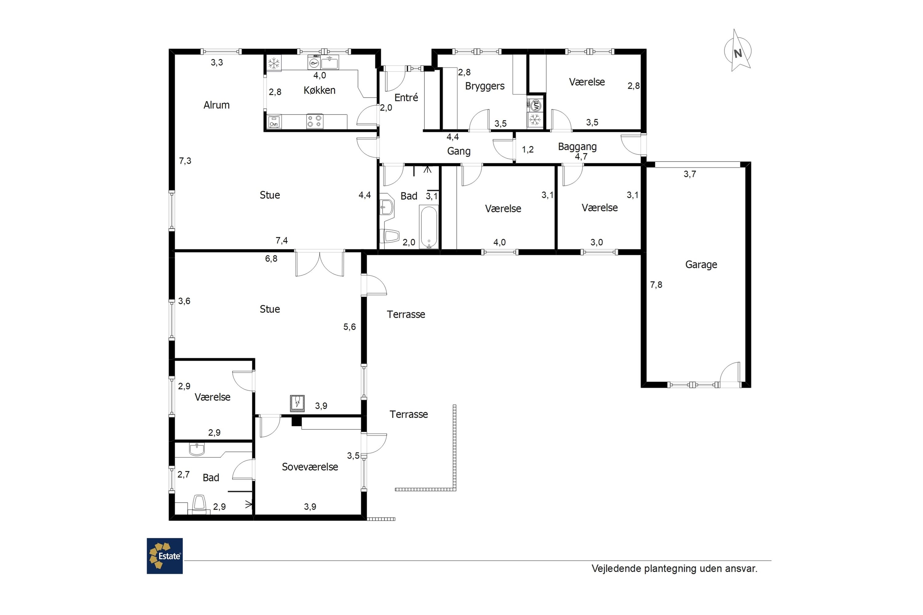 Plantegninger billede af Fyrrevænget 215, 7190 Billund