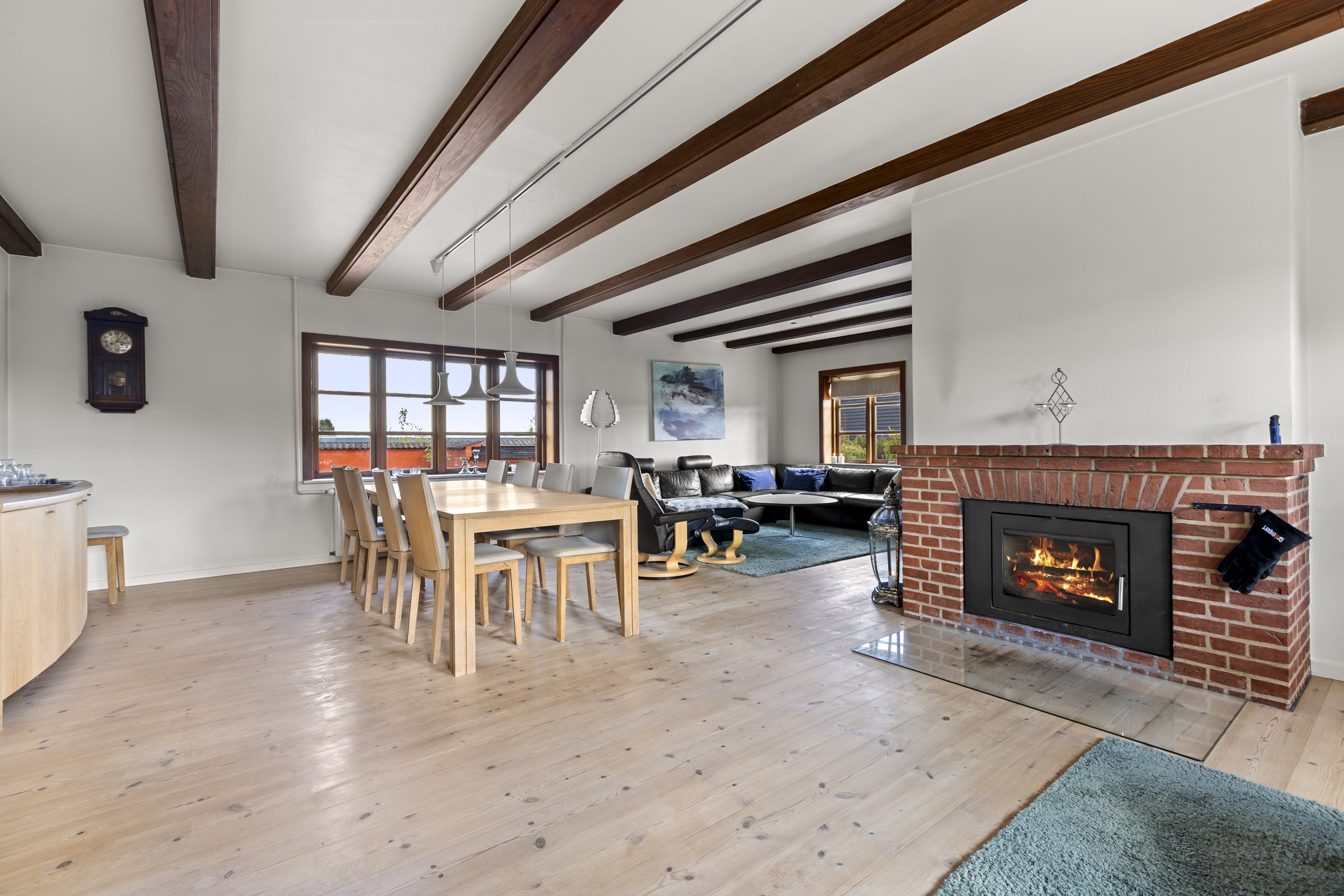 Fremhævet stue billede i fuldskærmstilstand. Billede af Fuglebakken 12, 4220 Korsør