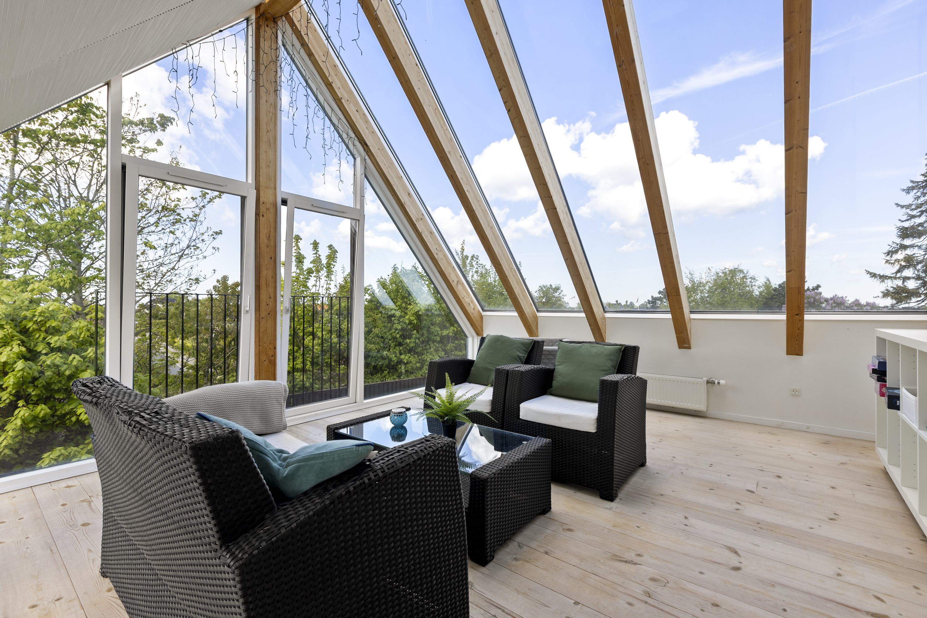 Fremhævet stue billede i fuldskærmstilstand. Billede af Fuglebakken 12, 4220 Korsør