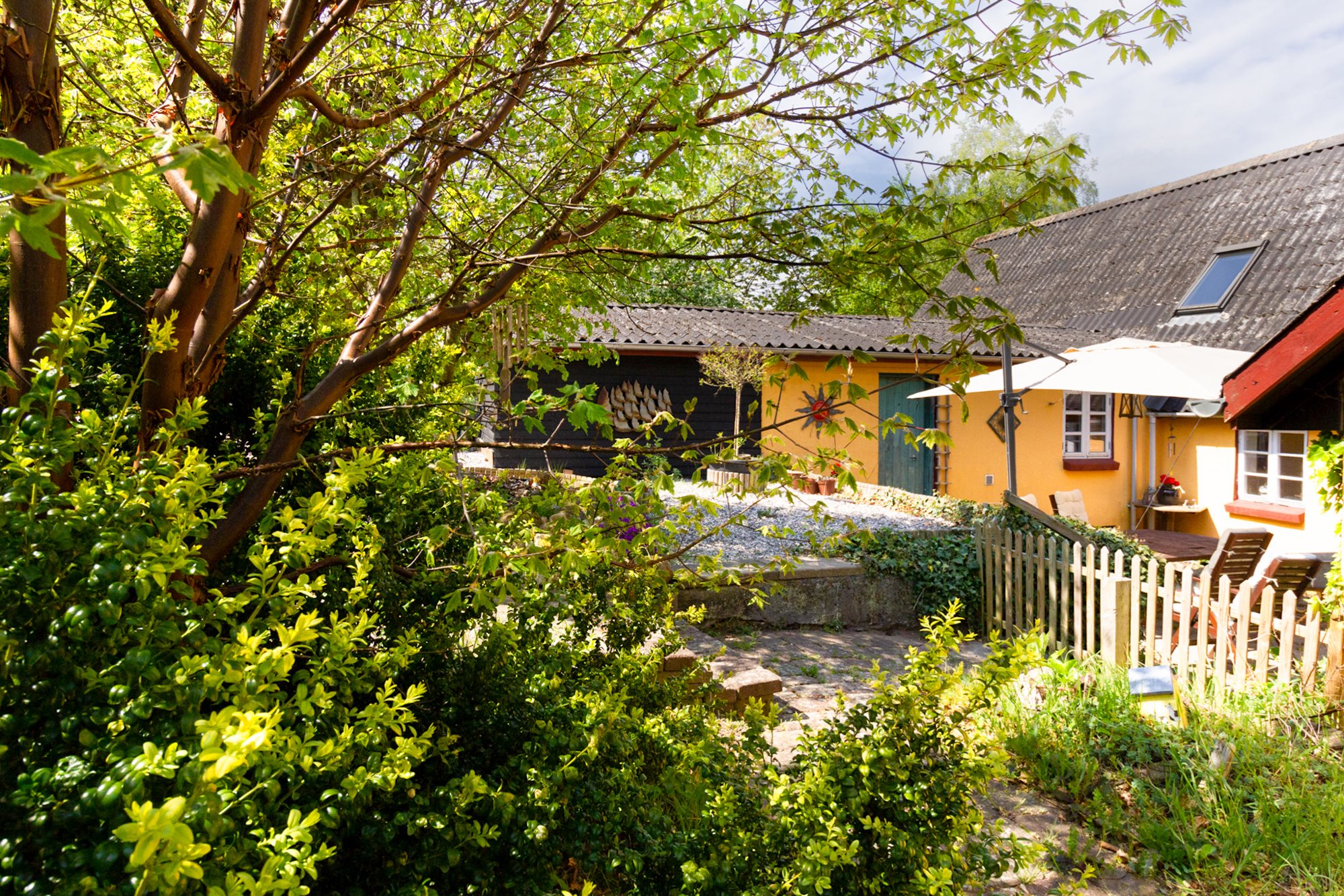 Fremhævet udendørs billede i fuldskærmstilstand. Billede af Assensvej 366, Bregnemose, 5690 Tommerup