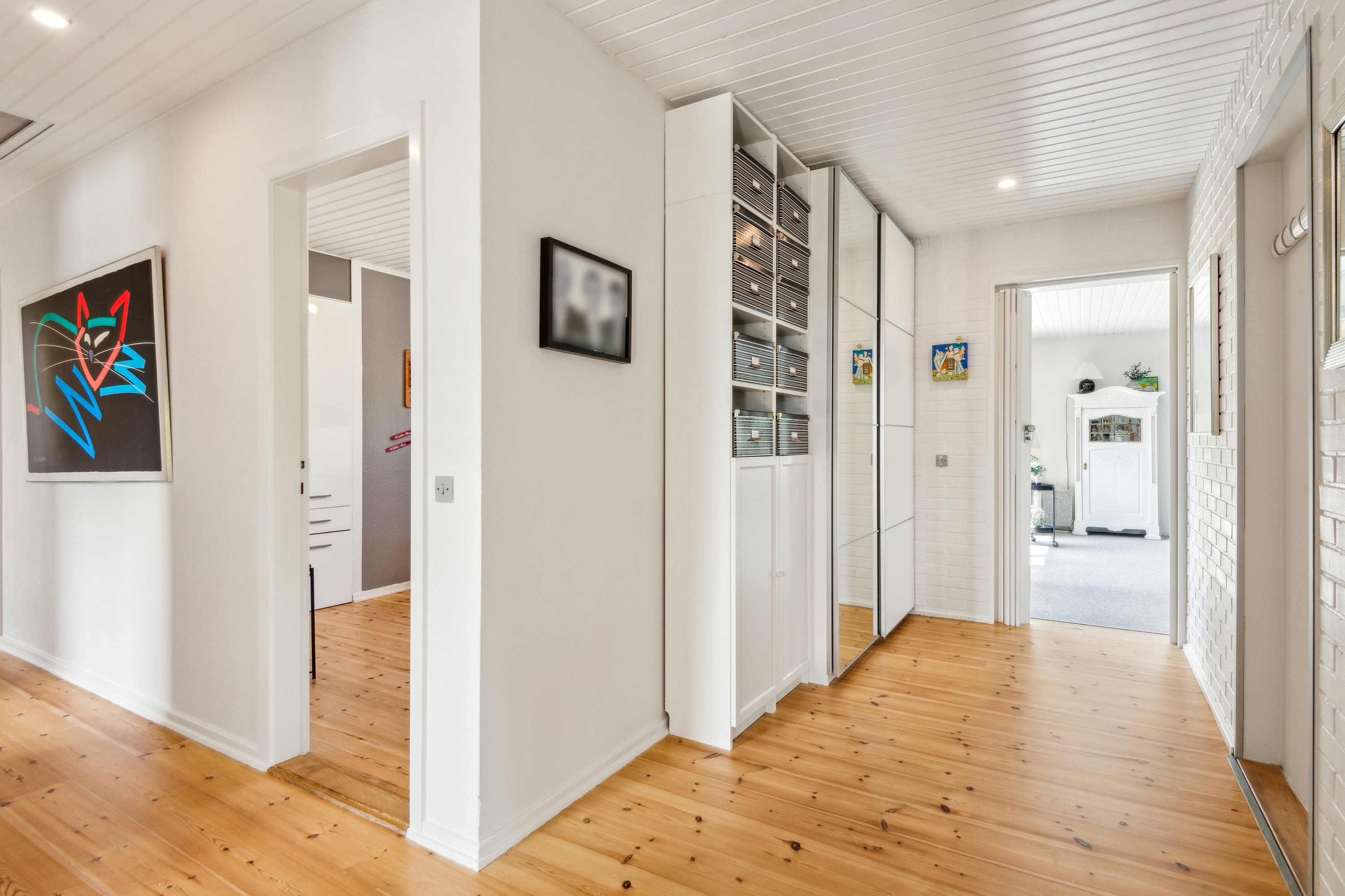 Fremhævet gang billede i fuldskærmstilstand. Billede af Blommevej 11, 9310 Vodskov