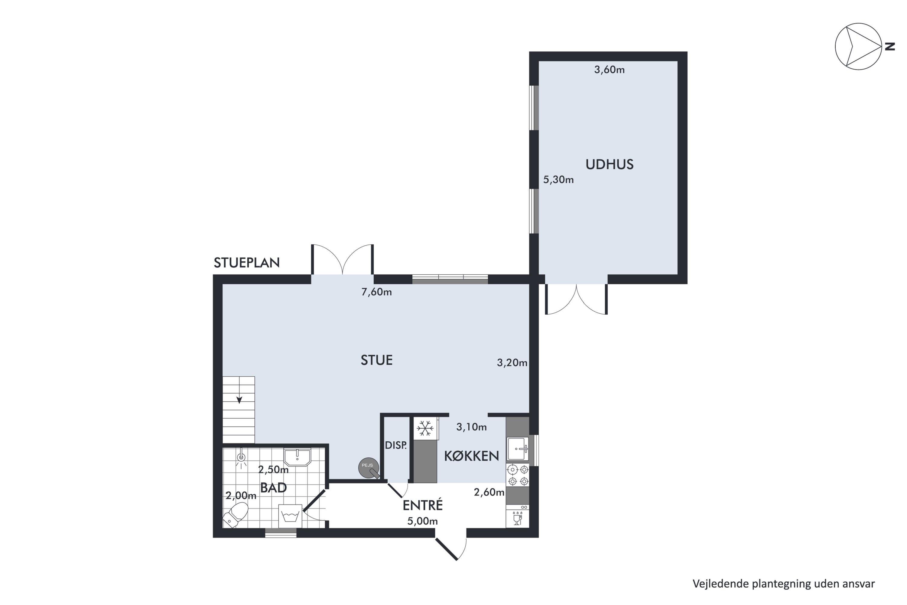 Plantegninger billede af Svanevej 4, Østerby Havn, 9940 Læsø