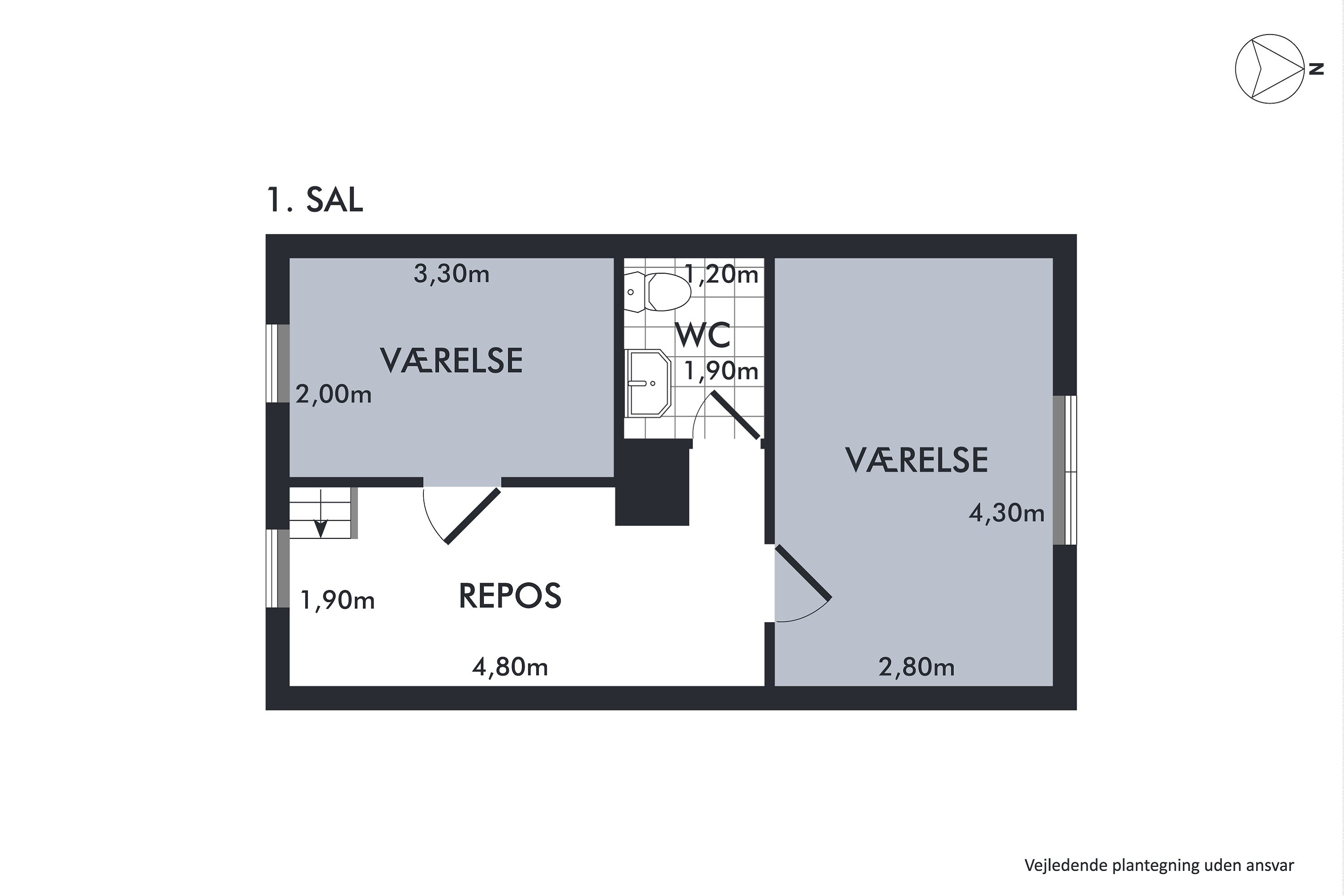 Plantegninger billede af Svanevej 4, Østerby Havn, 9940 Læsø