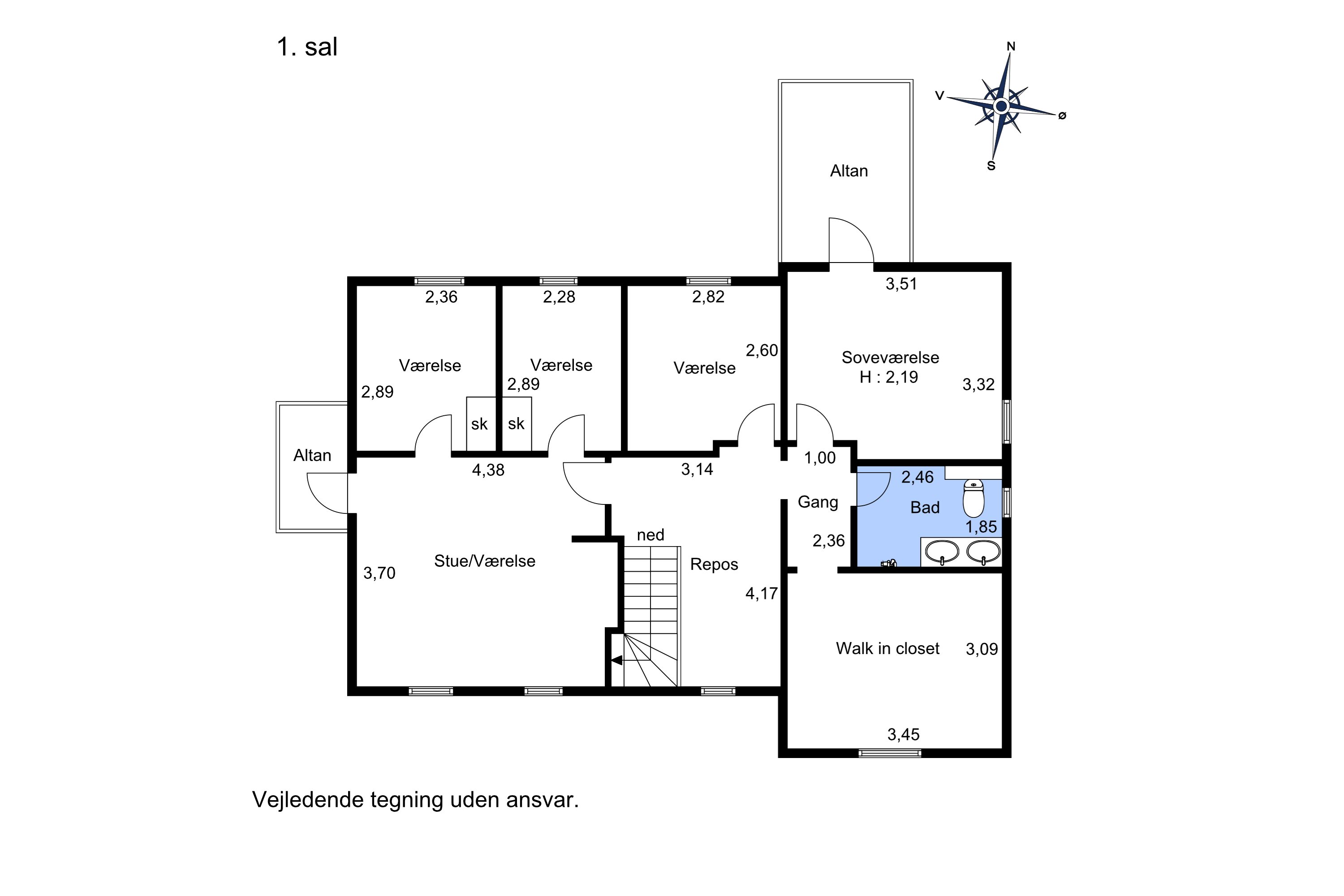 Plantegninger billede af Haugårdvej 5A, Naundrup, 9632 Møldrup