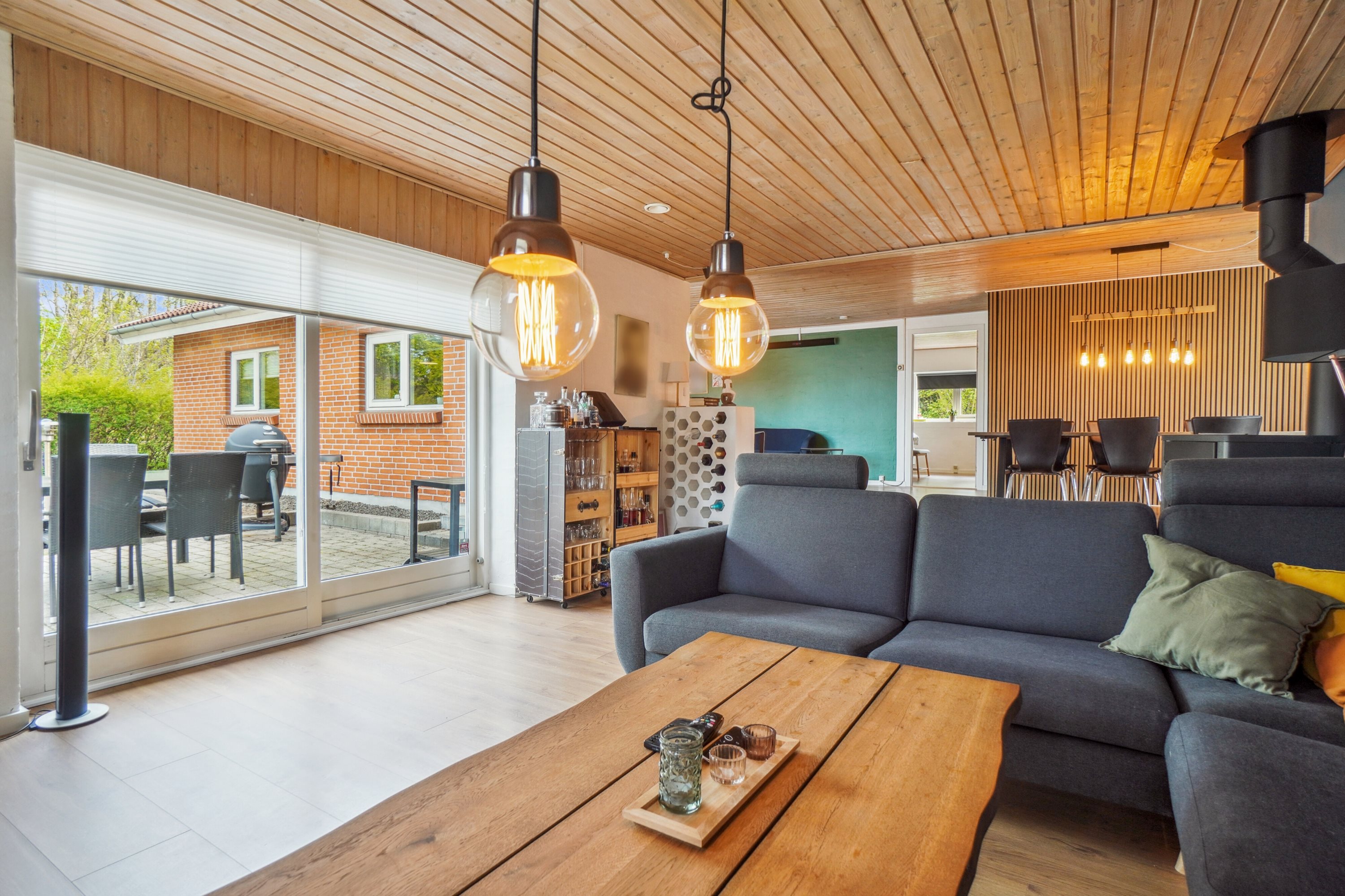 Fremhævet stue billede i fuldskærmstilstand. Billede af Mosegade 40F, 8722 Hedensted