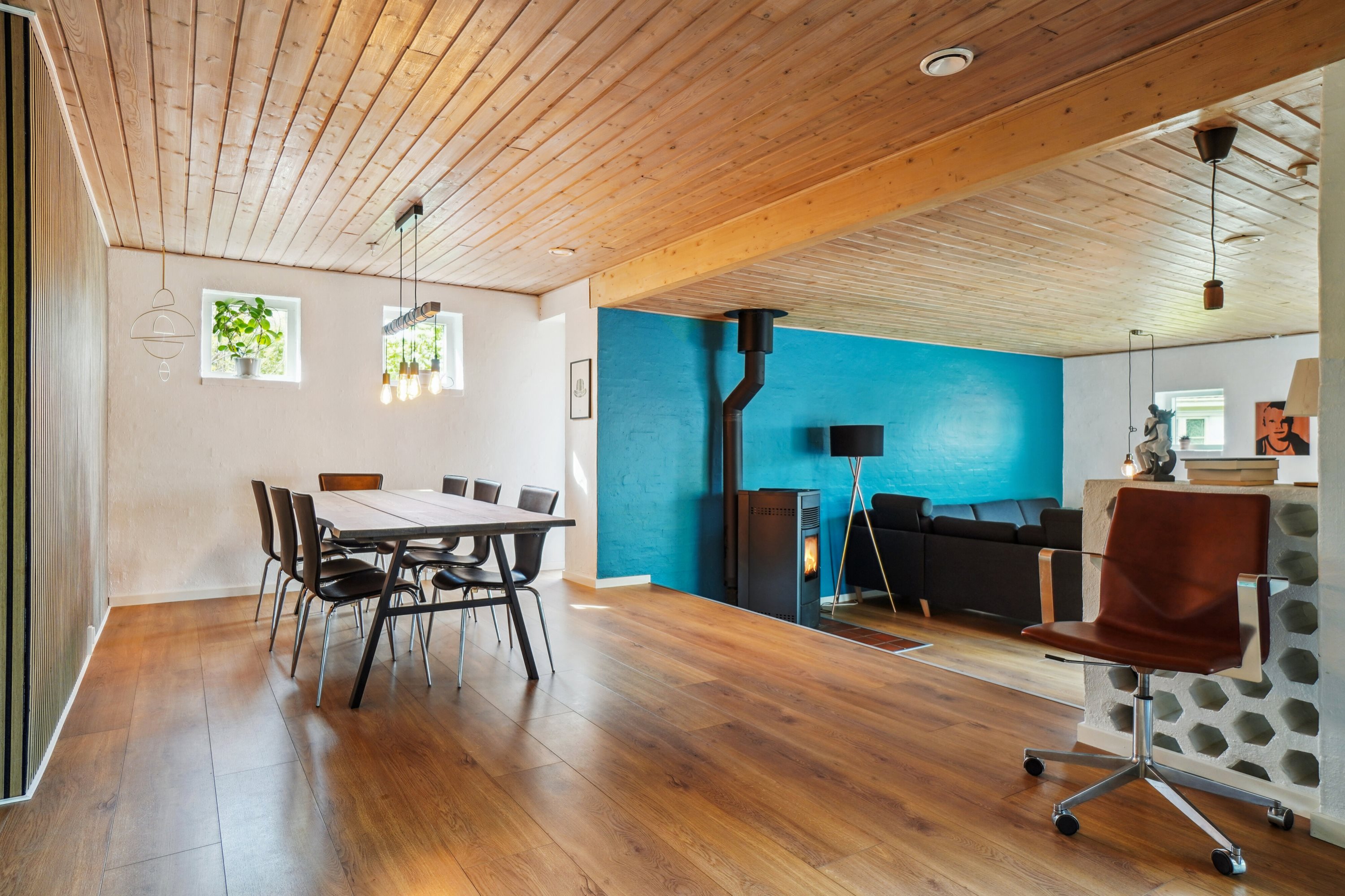 Fremhævet spisestue billede i fuldskærmstilstand. Billede af Mosegade 40F, 8722 Hedensted