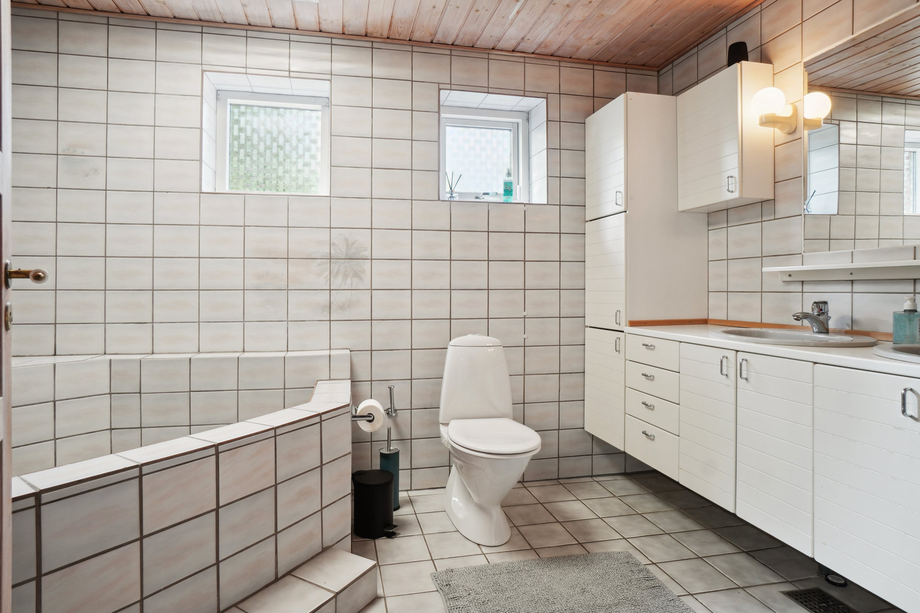 Fremhævet badeværelse billede i fuldskærmstilstand. Billede af Mosegade 40F, 8722 Hedensted