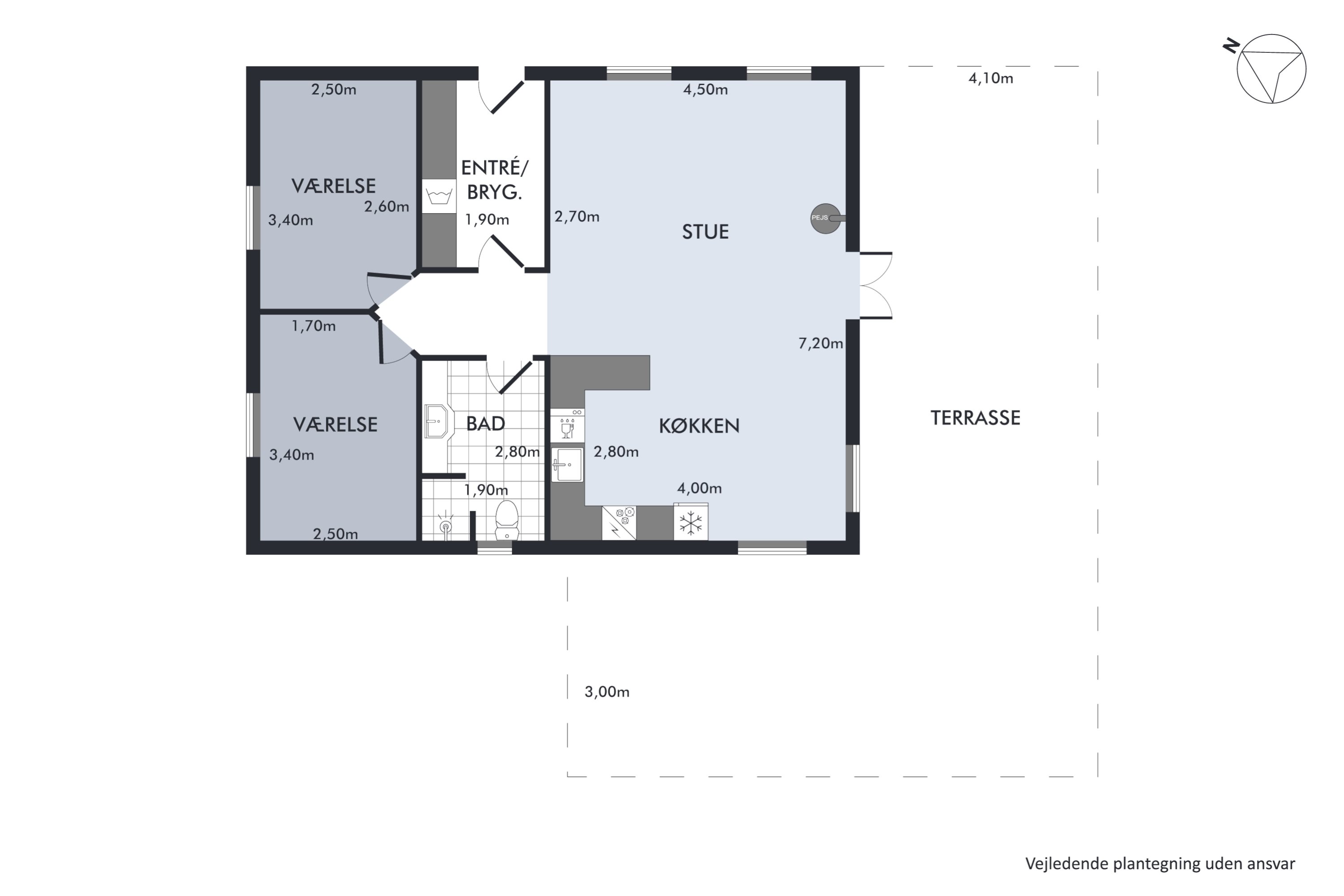 Plantegninger billede af Irisvej 4, Østerby, 9940 Læsø