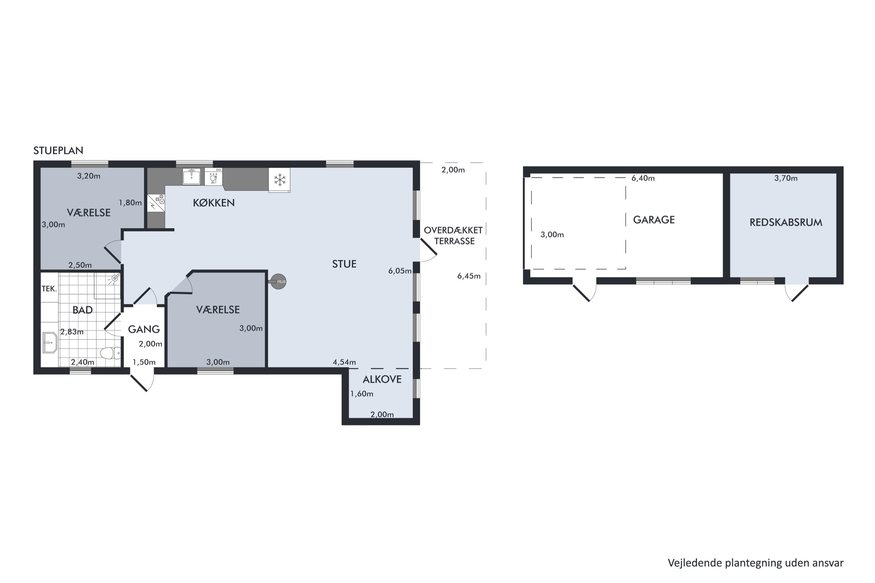 Plantegninger billede af Bøgevej 1, Vesterø, 9940 Læsø