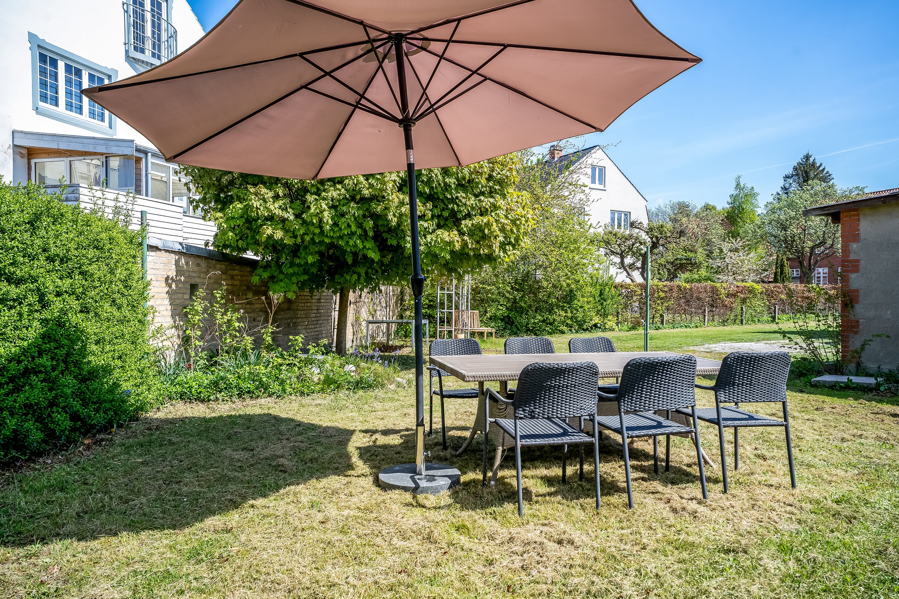 Fremhævet terrasse billede i fuldskærmstilstand. Billede af Østre Alle 71, 4800 Nykøbing F